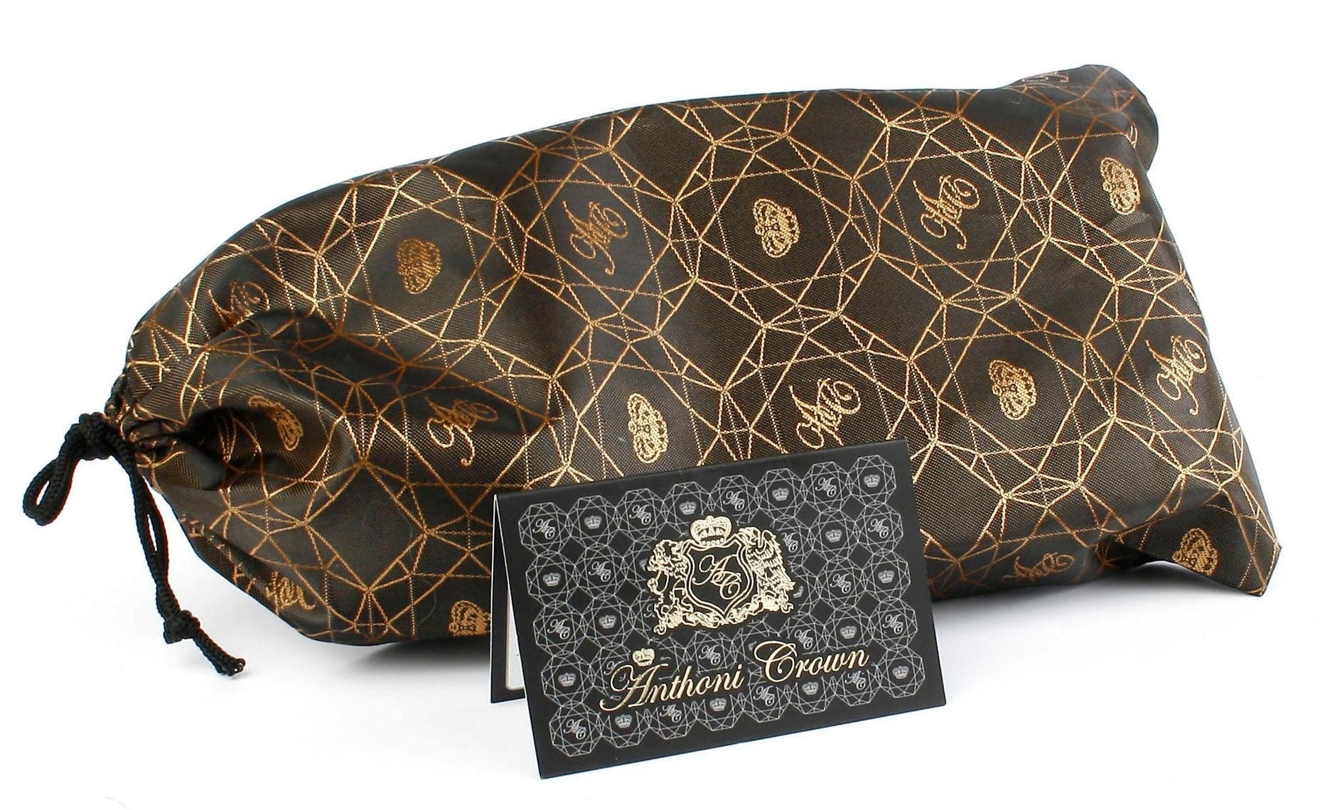 Anthoni Crown Ledergürtel Schließe mit Muster