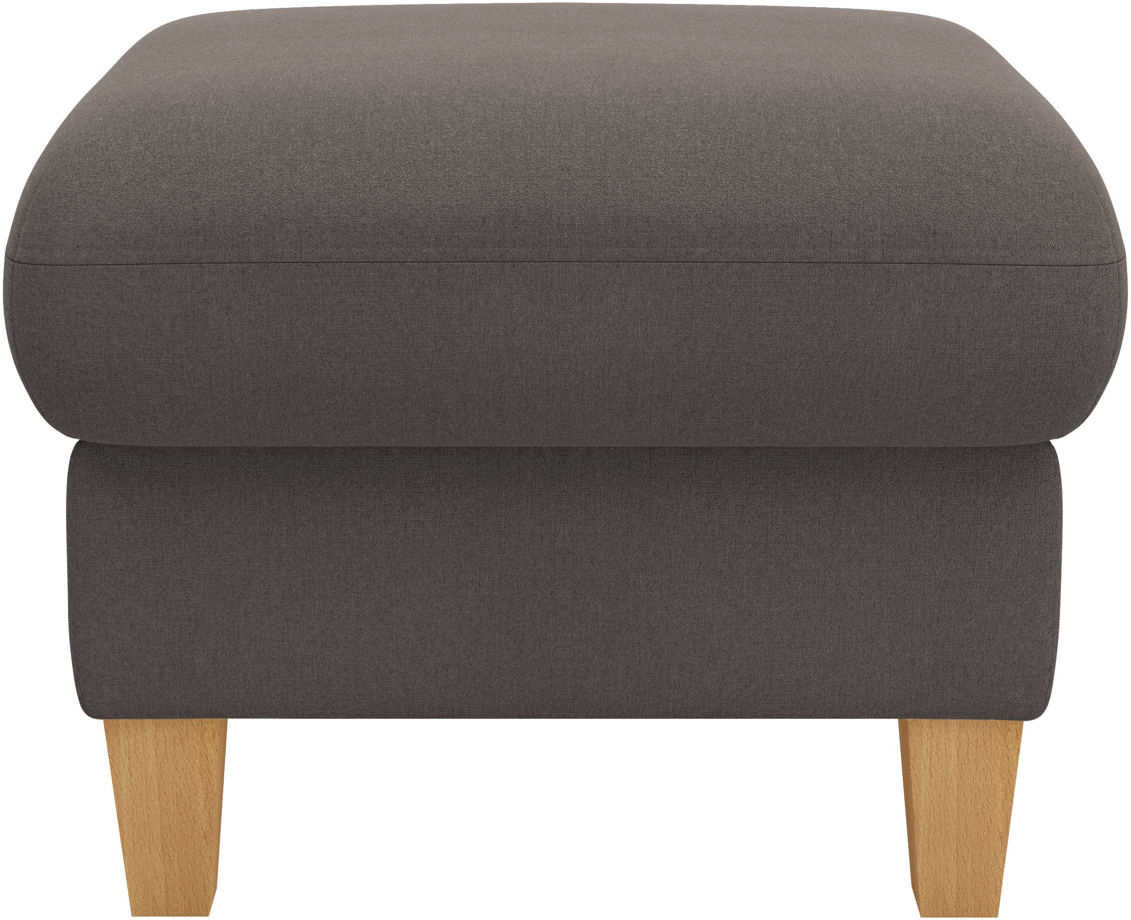 Home affaire Polsterhocker »Rochelle«, (1 St.), Massive 12 cm Holzbeine