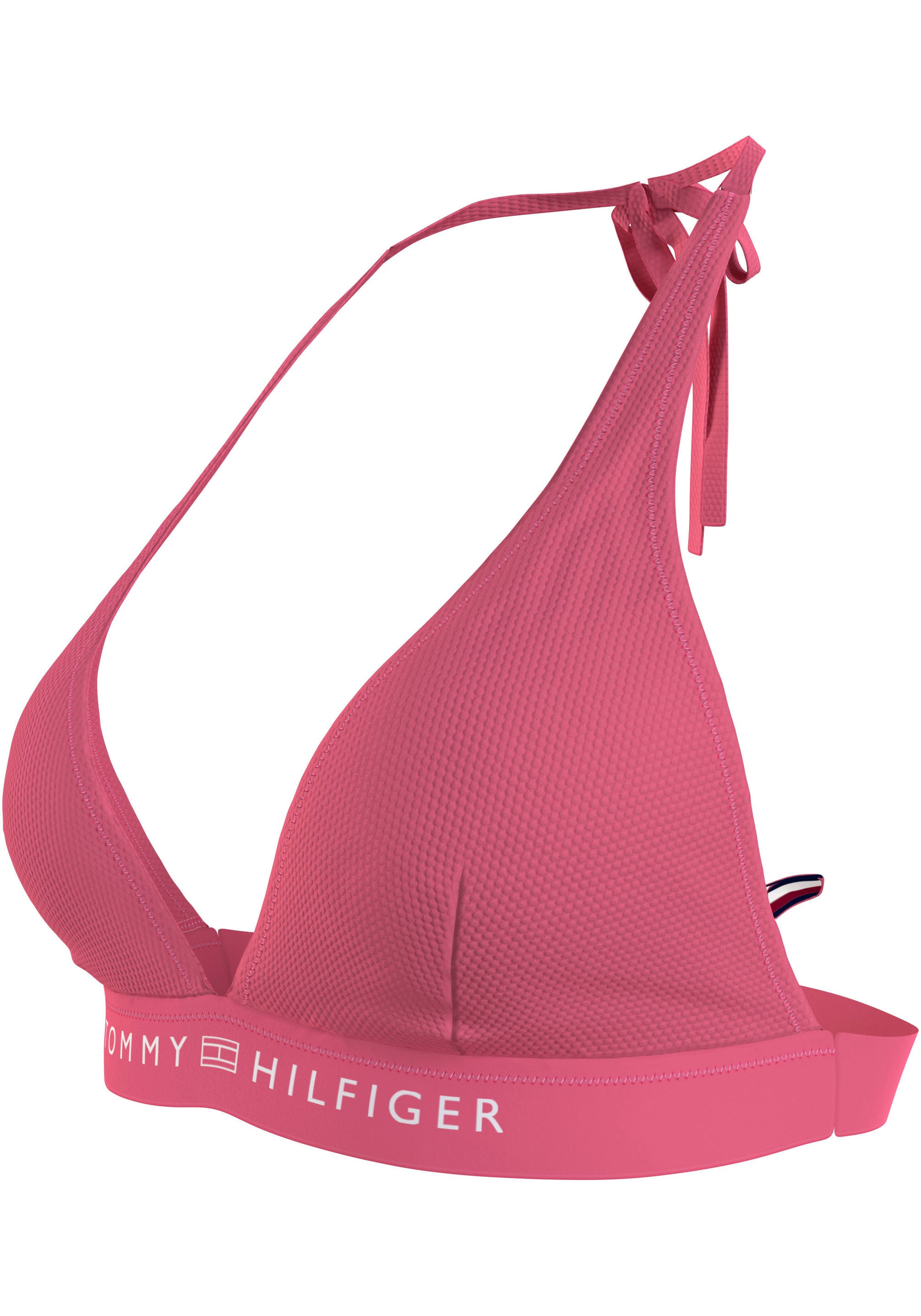 Tommy Hilfiger Swimwear Triangel-Bikini-Top »TRIANGLE FIXED RP« mit Logoschriftzug