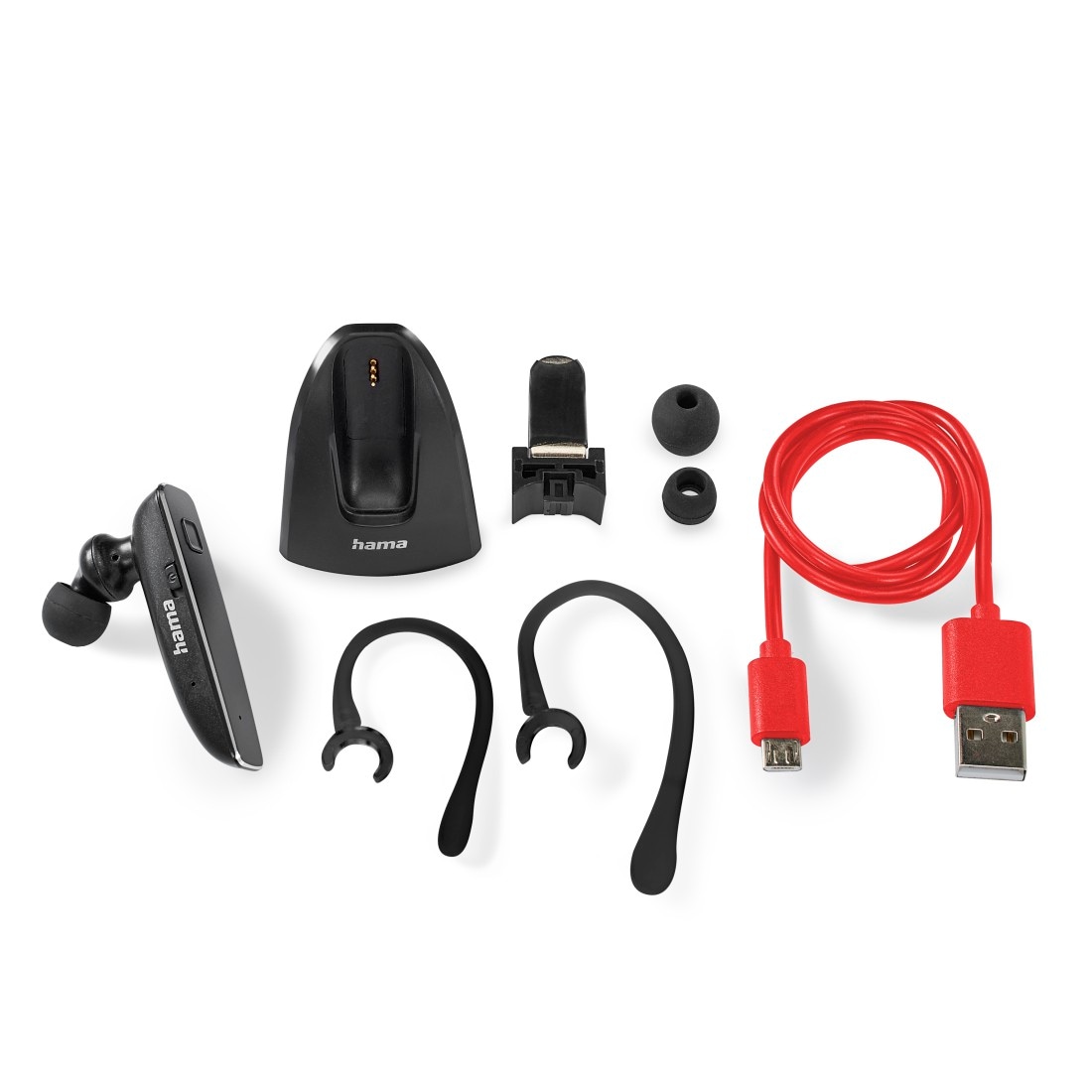 Headset ➥ für | »Bluetooth Bluetooth-Kopfhörer zwei in Ohrbügel, XXL Jahre Geräte«, UNIVERSAL 3 ear, mono, MyVoice2100, Garantie Hama Sprachsteuerung