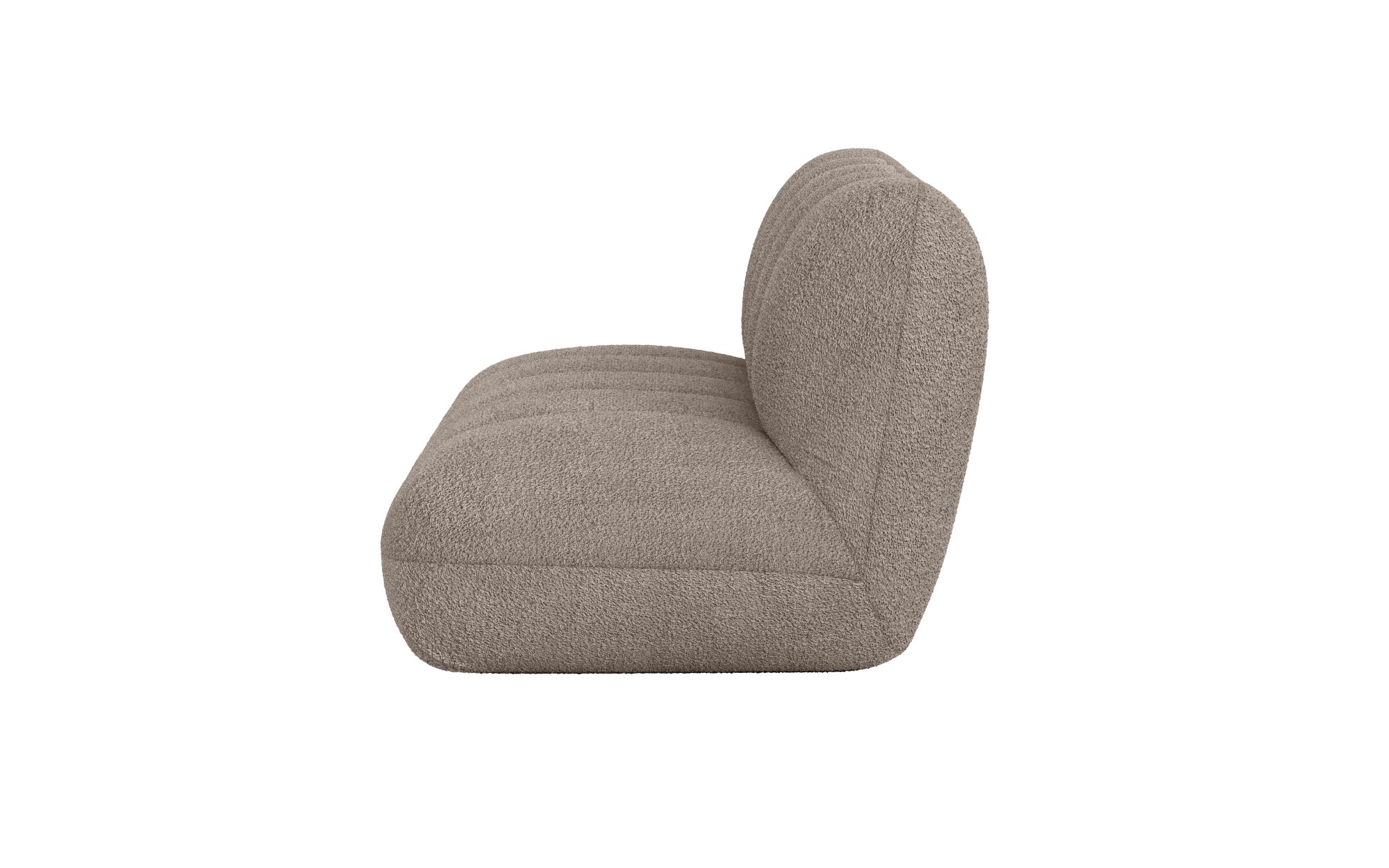 LeGer Home by Lena Gercke 2-Sitzer »Priya Designersofa, moderne Steppung, auch in Bouclé«, gemütlich und modern, B/T/H: 155/108/84 cm
