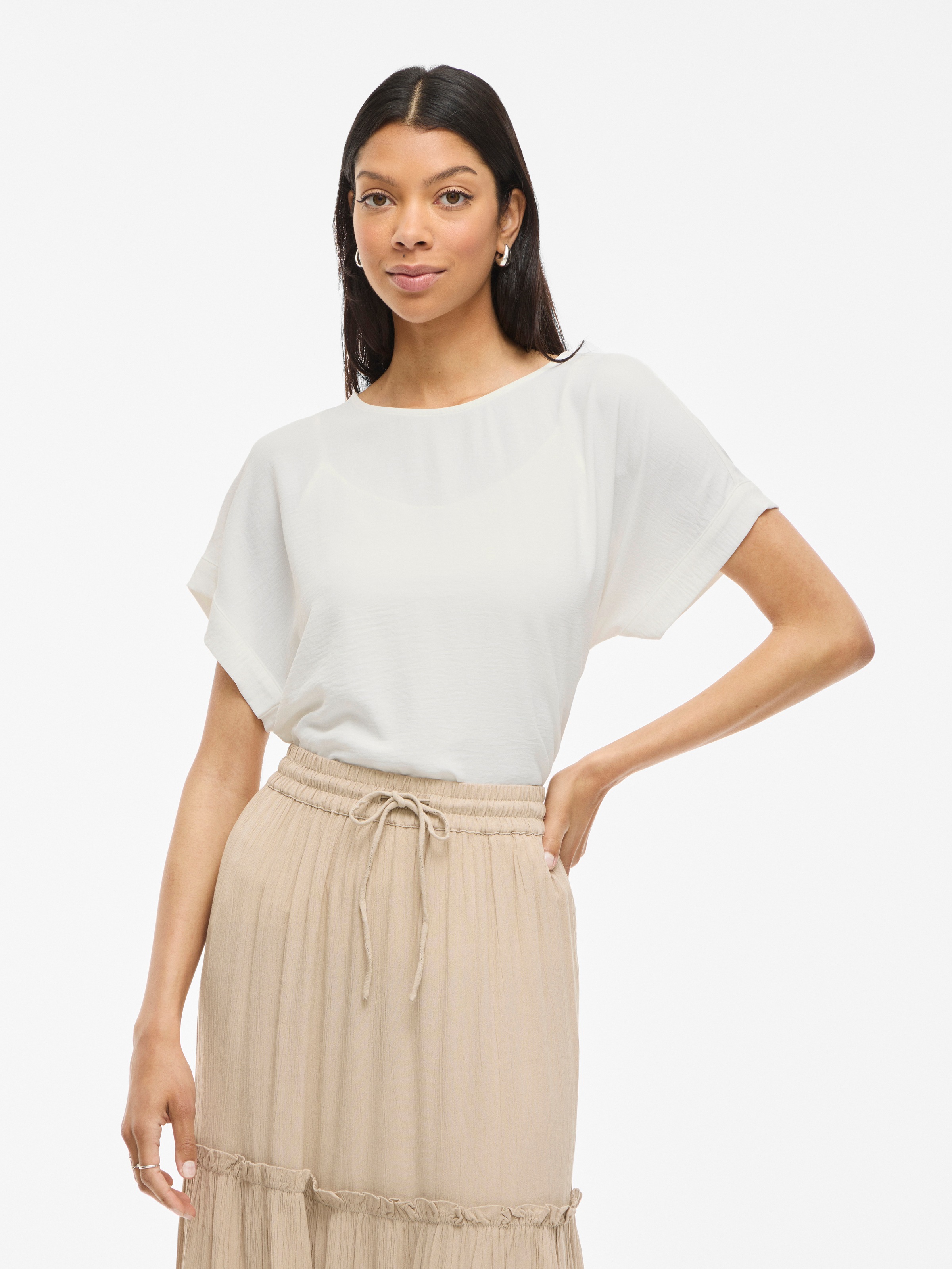 Vila Kurzarmshirt »VIJOSA S/S TOP - NOOS«