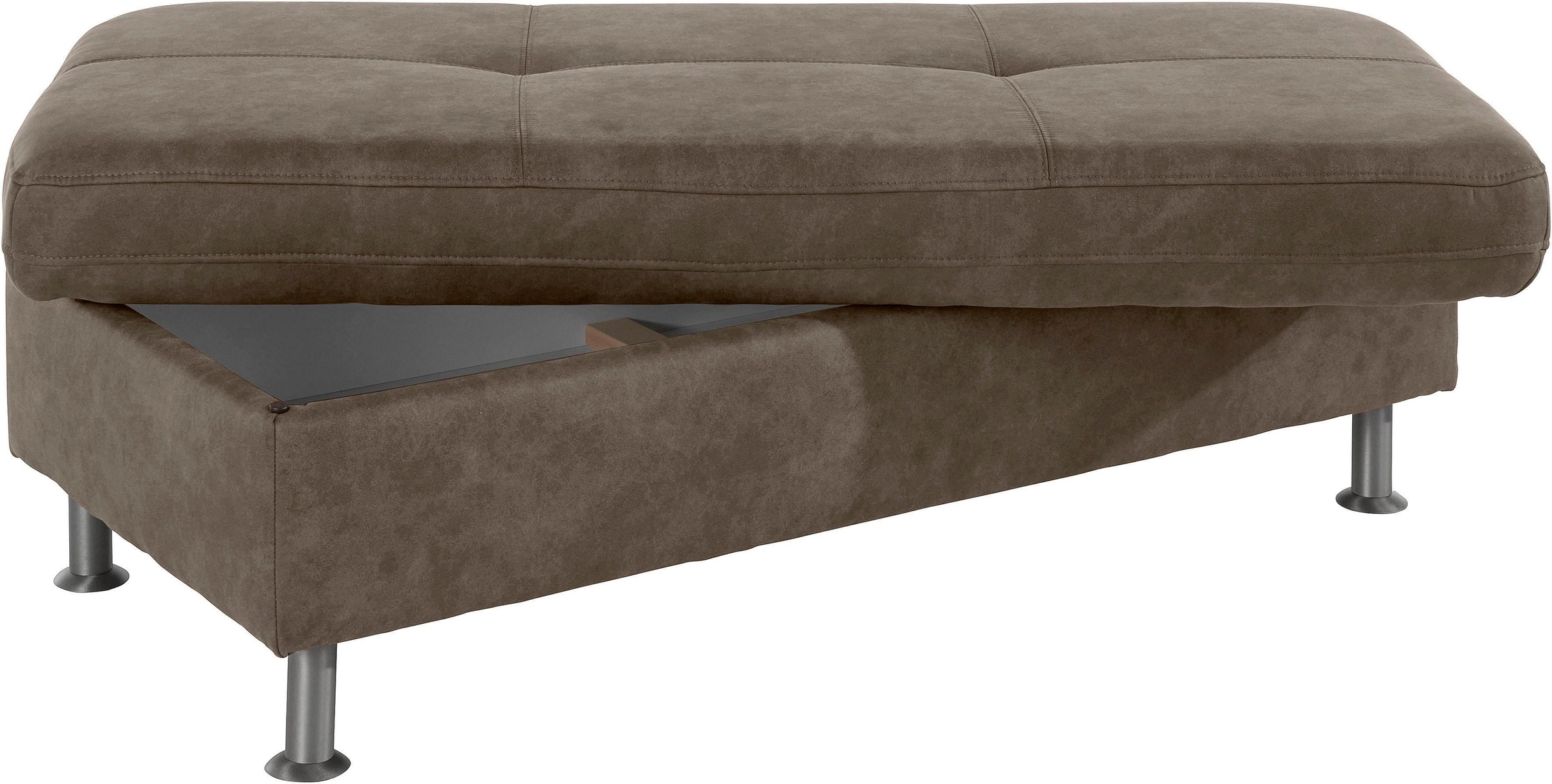 exxpo - sofa fashion Hocker »Maretto Bankhocker mit tollem Sitzkomfort«, praktisches Staufach unter der Sitzfläche