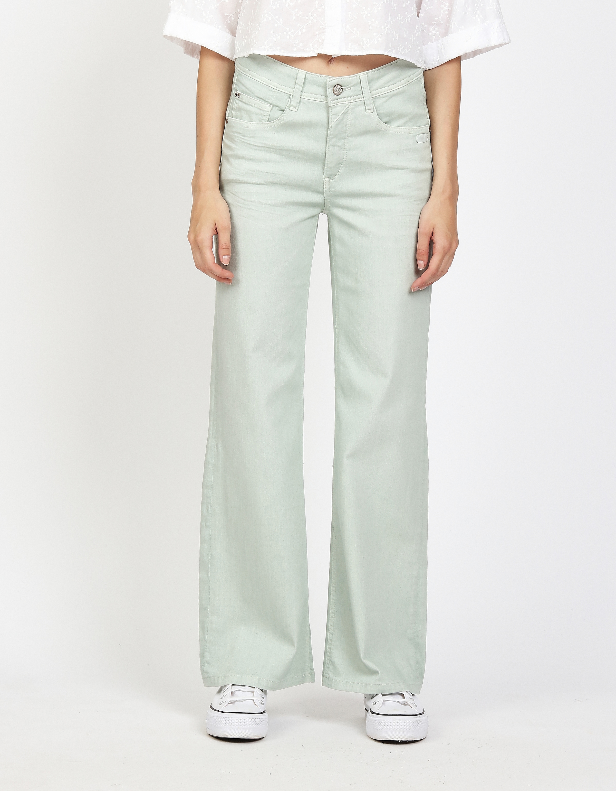 GANG Weite Jeans »94AMELIE WIDE« mit geradem Beinverlauf, weicher Denim