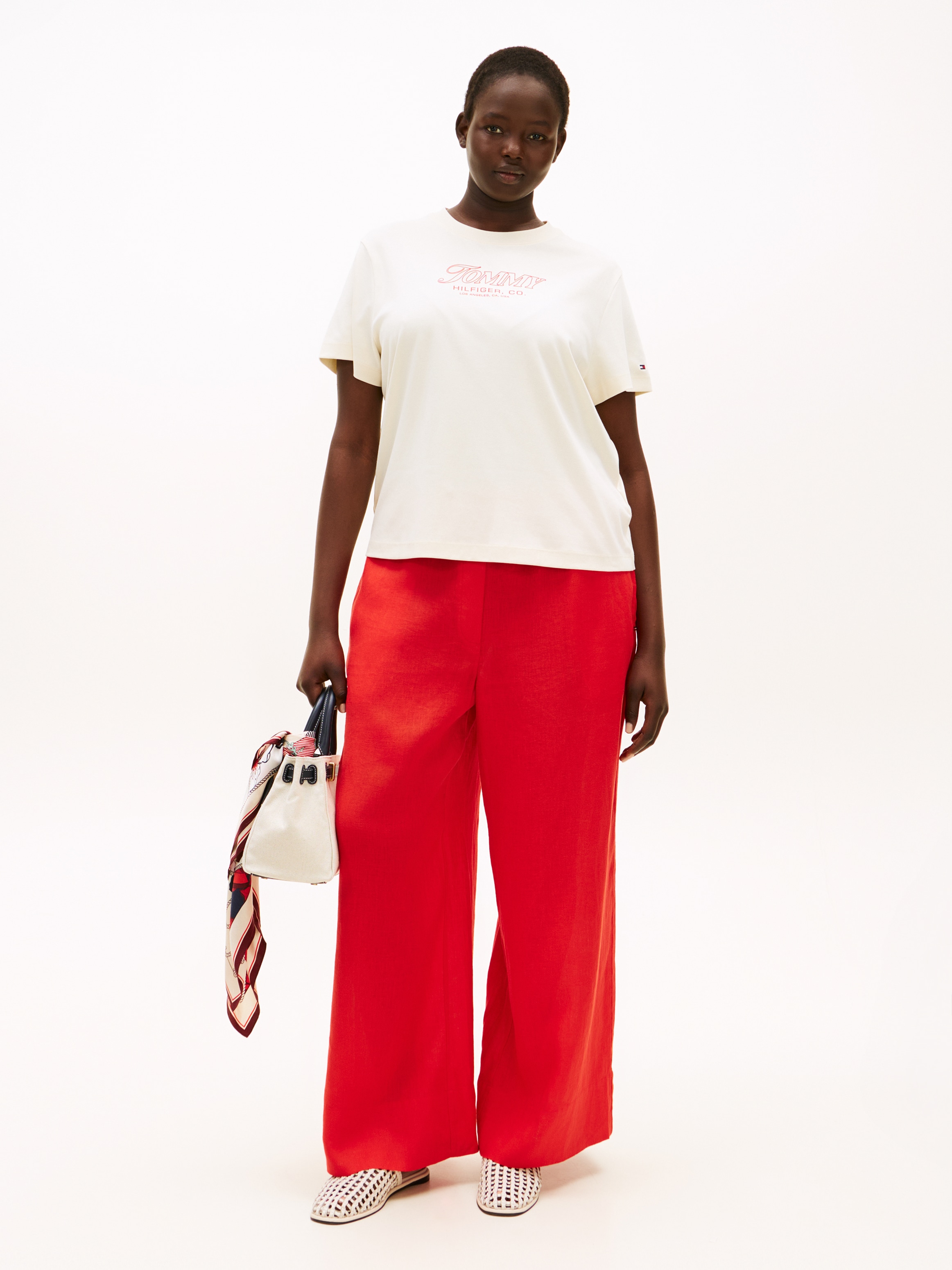 Tommy Hilfiger Curve T-Shirt »CRV FUN GRAPHIC REG C-NK SS TEE« in großen Größen