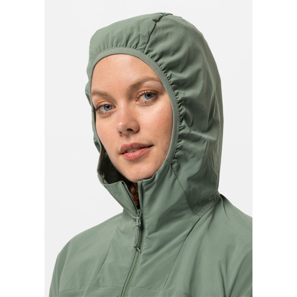 Jack Wolfskin Softshelljacke »PRELIGHT OVERHEAD W«, mit Kapuze