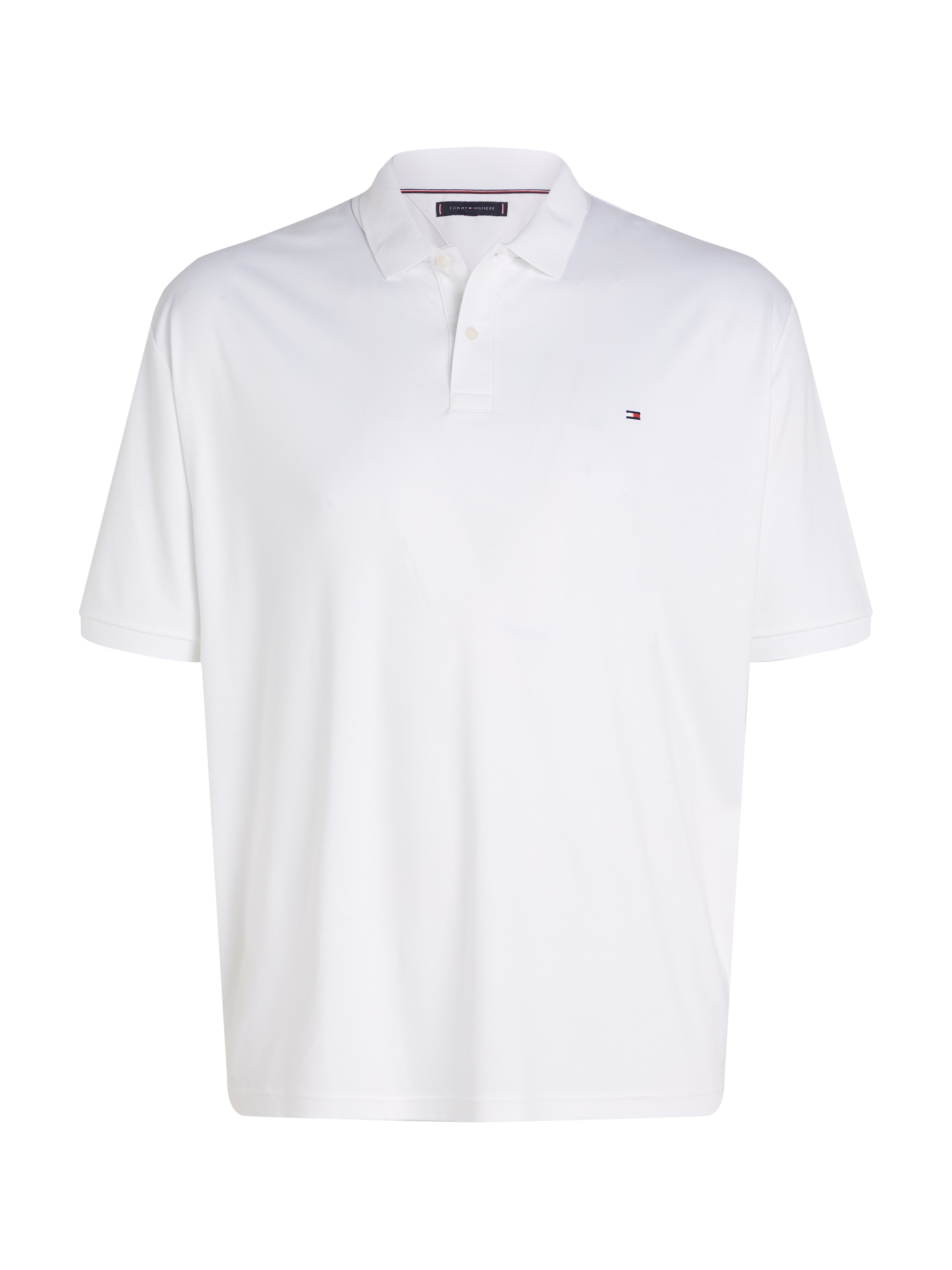 Tommy Hilfiger Big & Tall Poloshirt »BT-LIQUID COTTON ESSENTIAL POL-B«, in Großen Größen, Logostickerei