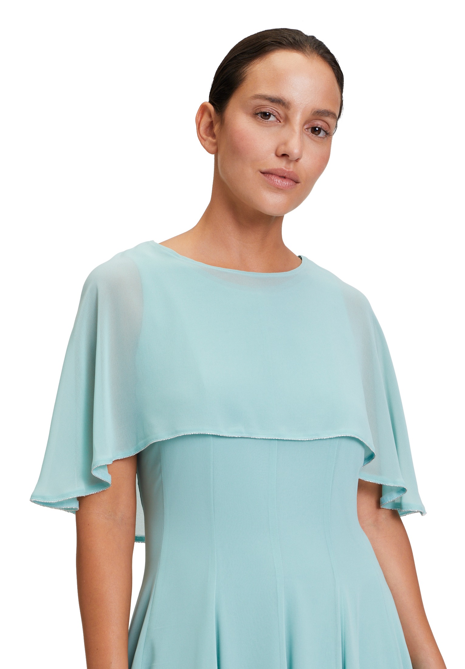 Vera Mont Chiffonkleid »Chiffonkleid kurzarm«