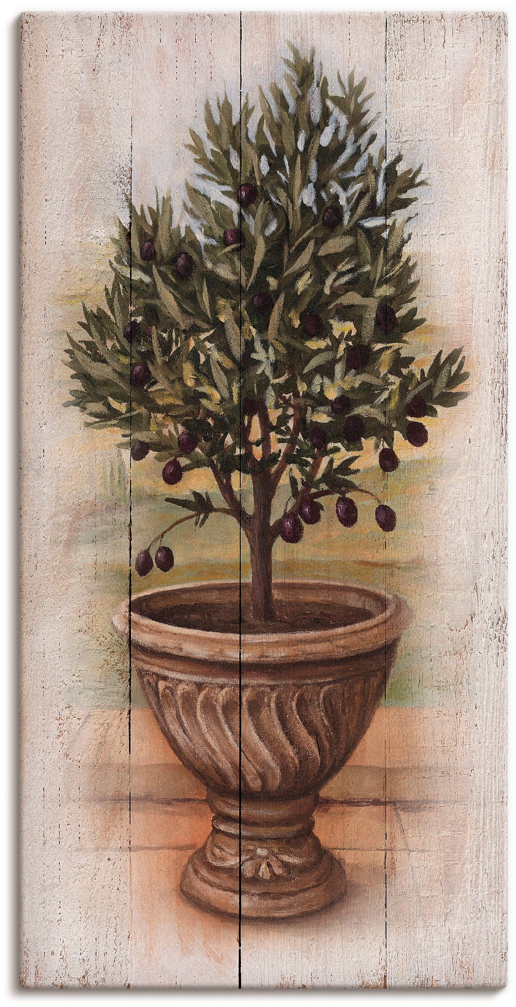 »Olivenbaum Pflanzen, als Wandbild in St.), Leinwandbild, Poster Rechnung Holzoptik«, oder Größen Wandaufkleber kaufen versch. Artland (1 auf mit