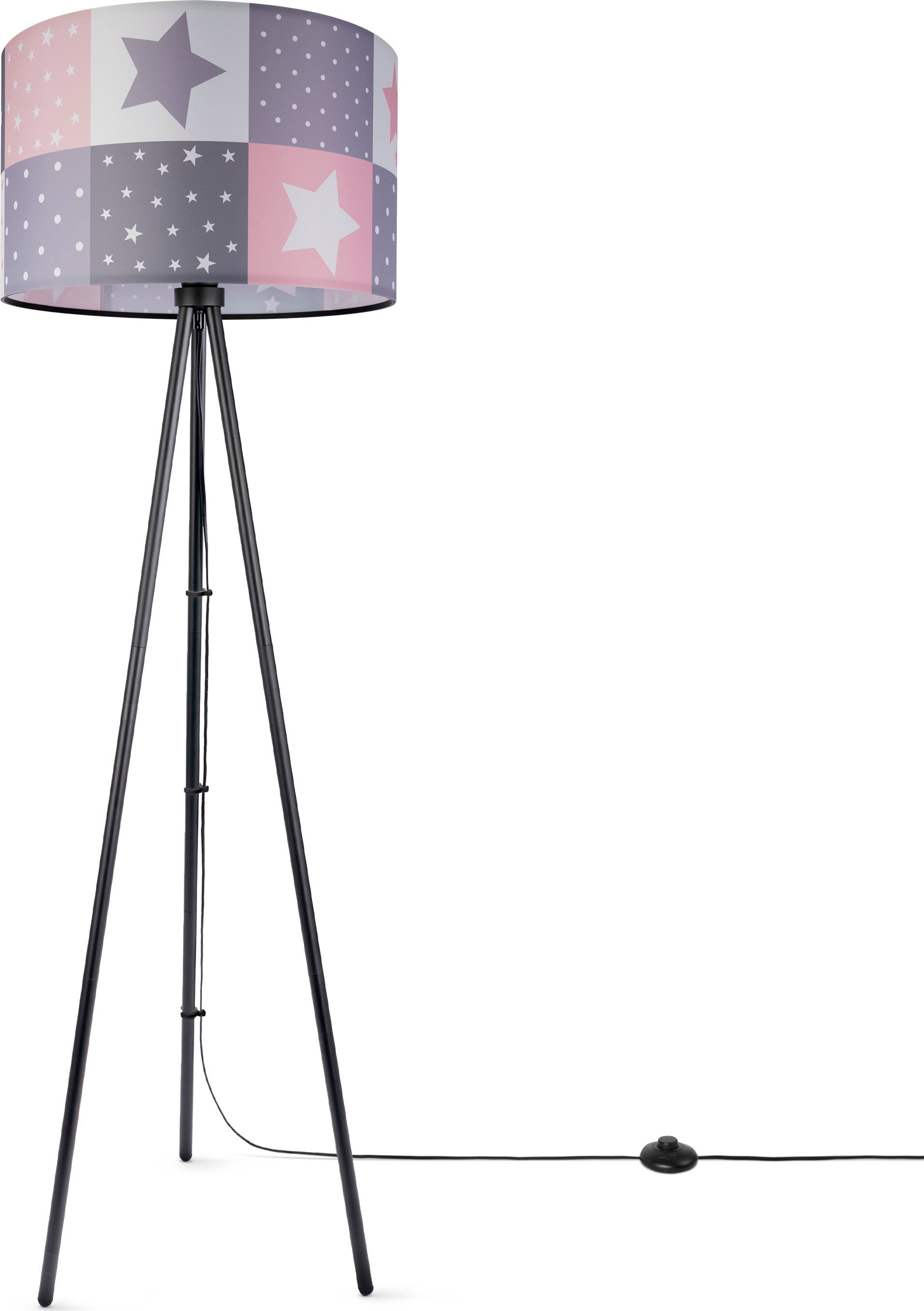 Paco Home Stehlampe »Trina Cosmo«, Kinderlampe LED Kinderzimmer Lampe Sternen Motiv, Stehleuchte E27
