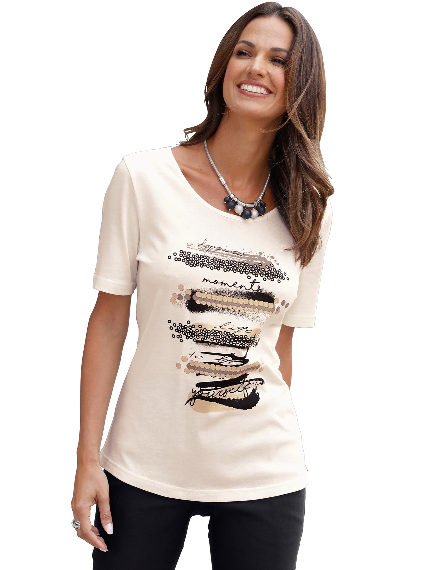 Inspirationen Print-Shirt »Shirt«, (1 tlg.) bei ♕ | T-Shirts