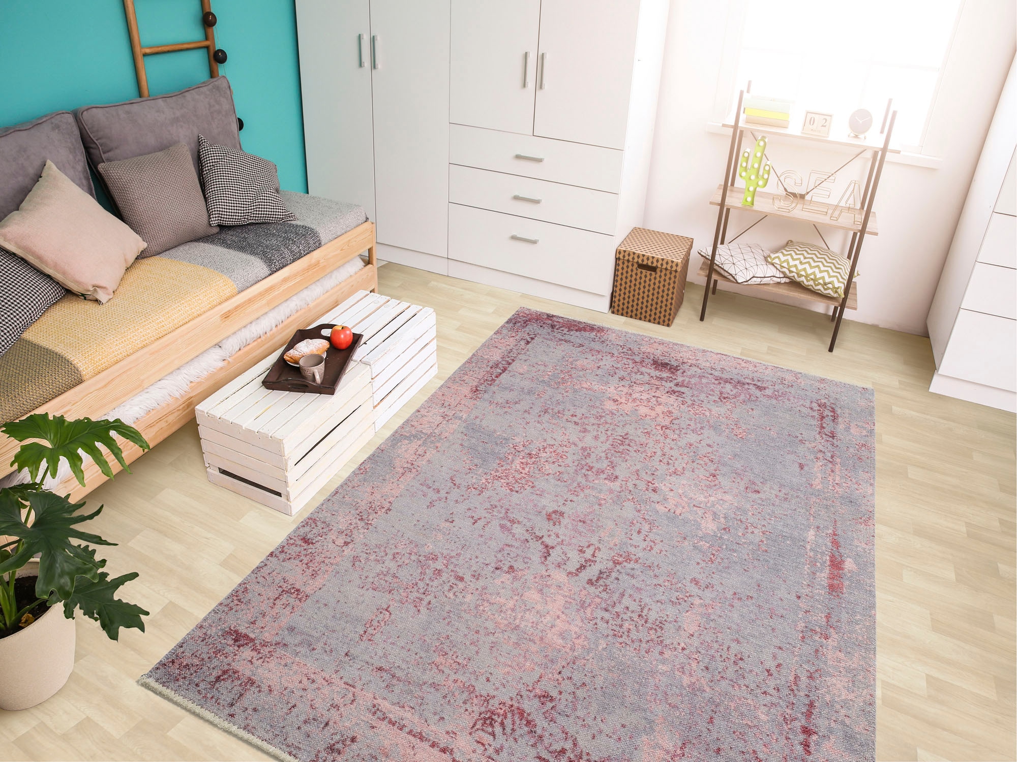 GALLERY M branded by Musterring Teppich »AMICA« rechteckig 8 mm Höhe Kurzflor, Wohnzimmer, Vintage