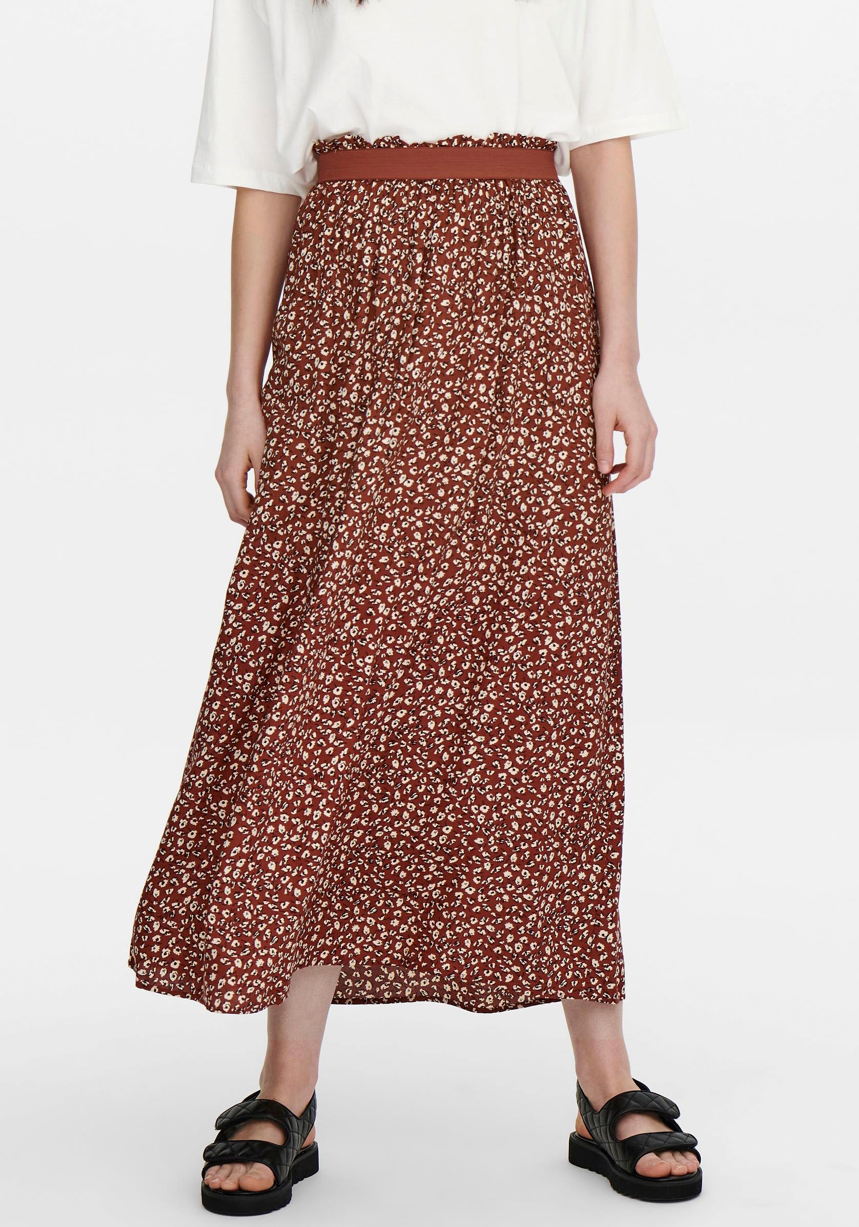 ONLY Maxirock »ONLVENEDIG AOP LIFE LONG SKIRT« kaufen