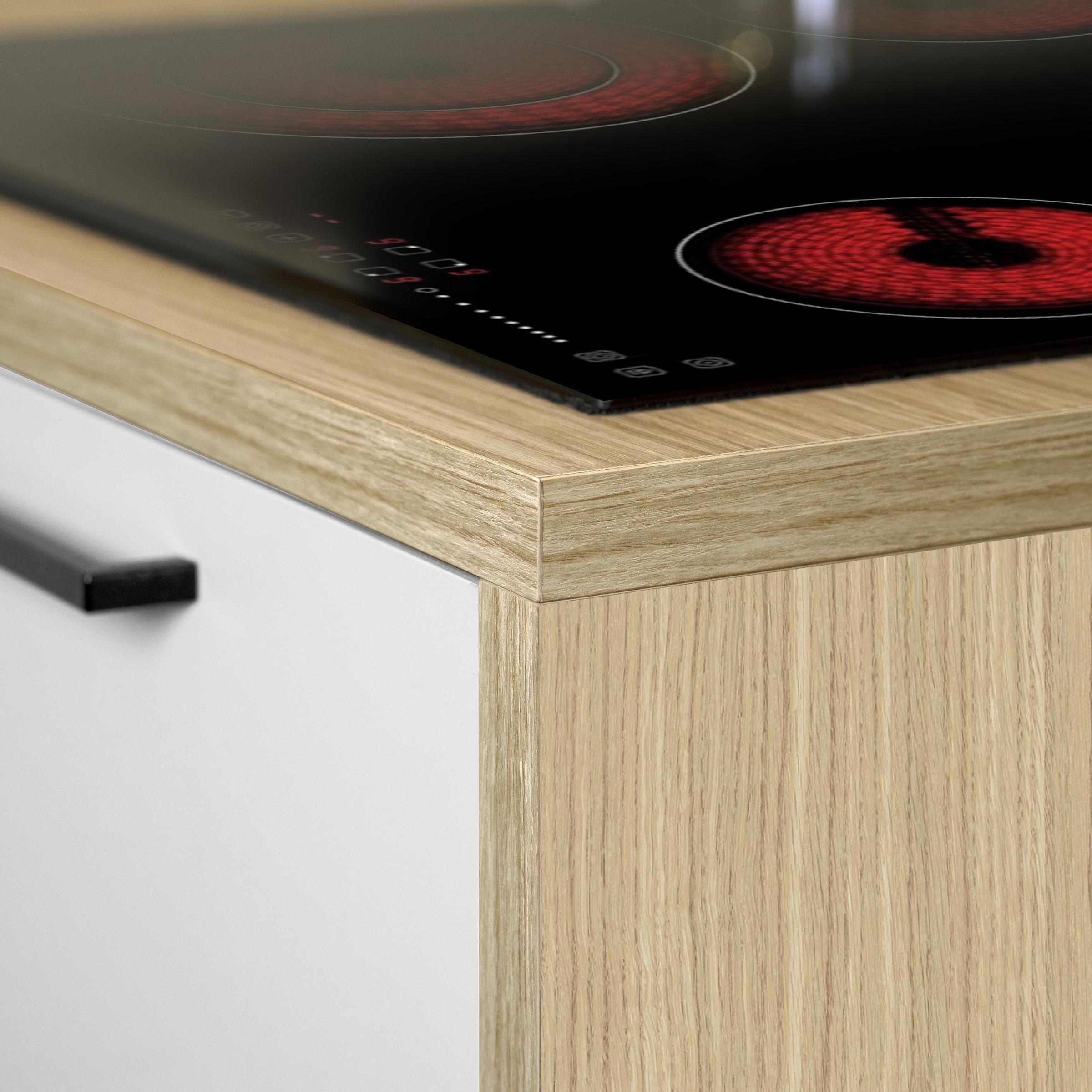KOCHSTATION Küchenzeile »Luna, Küchenblock, Kücheninsel, Hängeschrank, Made in Italy« 3er-Set, Metallgriffe, Soft-Close-Funktion, inklusive Spüle