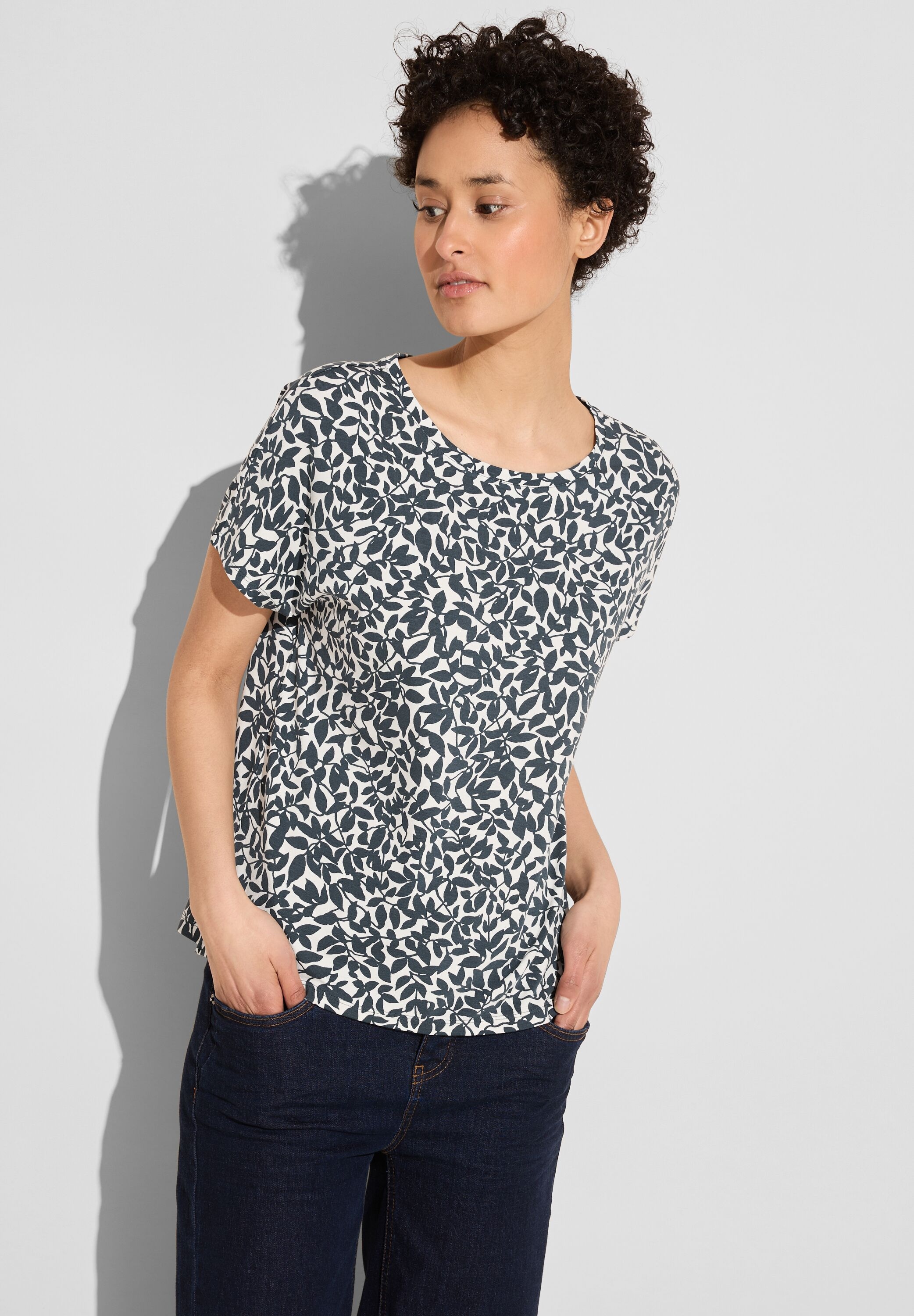 Shirttop, mit All-Over Print