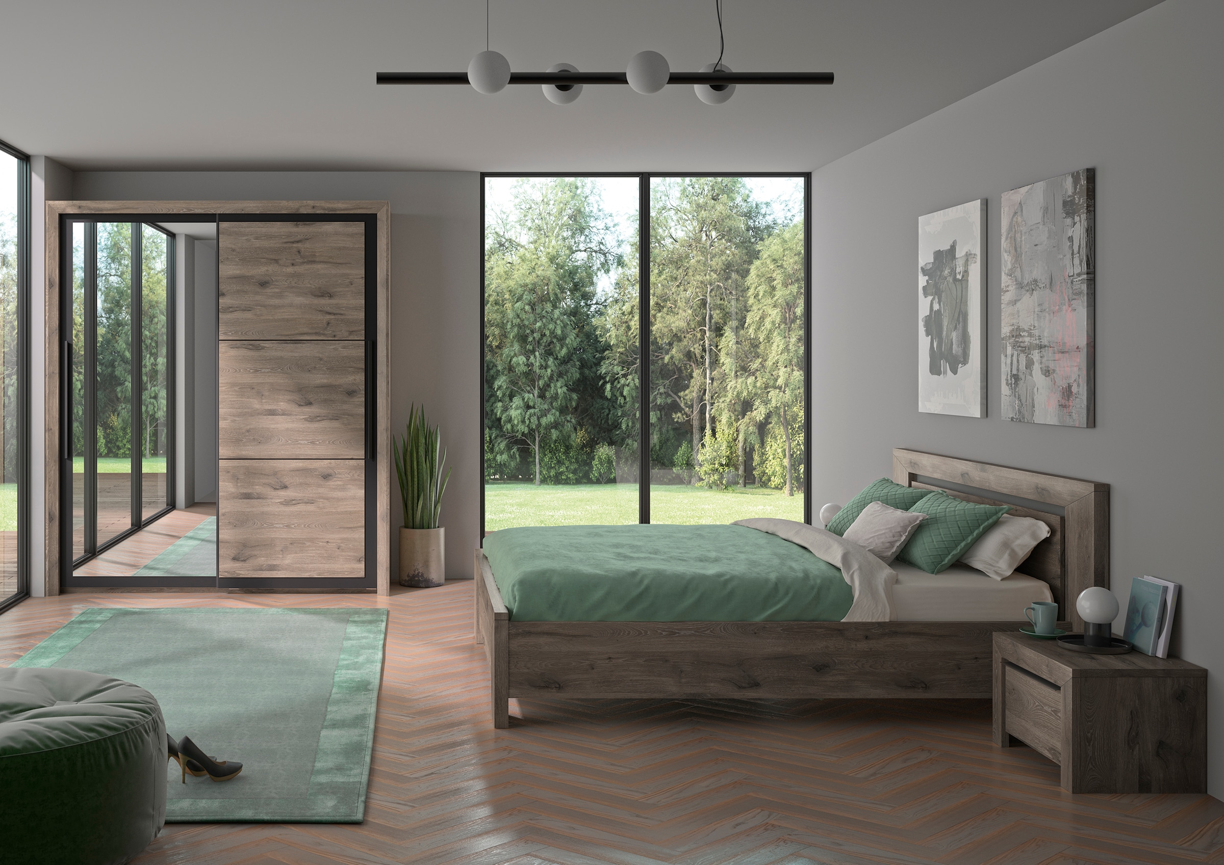 Gami Kleiderschrank »Kleiderschrank 2 Türen, Kinderkleiderschrank« In 2 Farben erhältlich