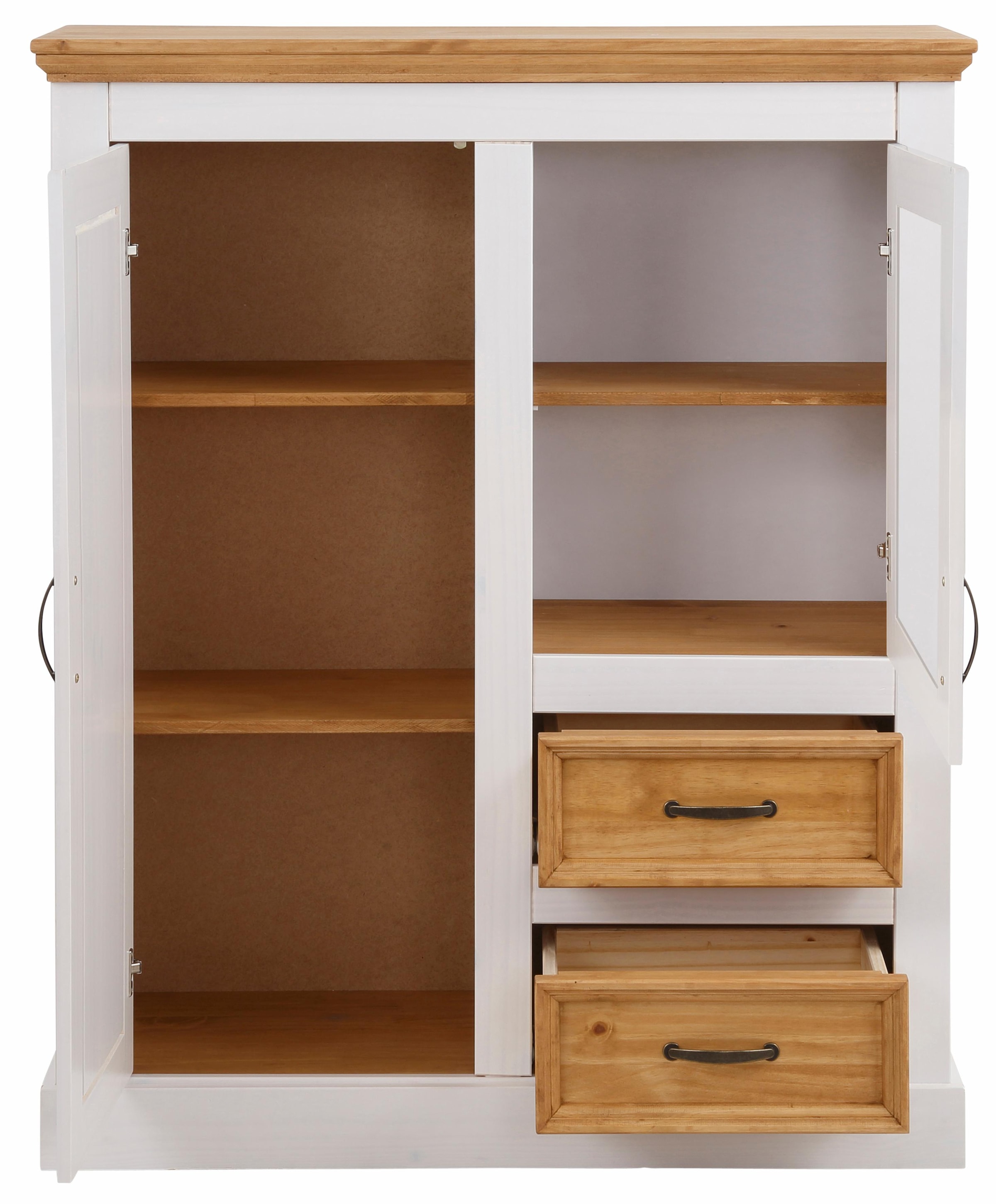 Home affaire Highboard »Selma«, Vitrine, Breite 100 cm