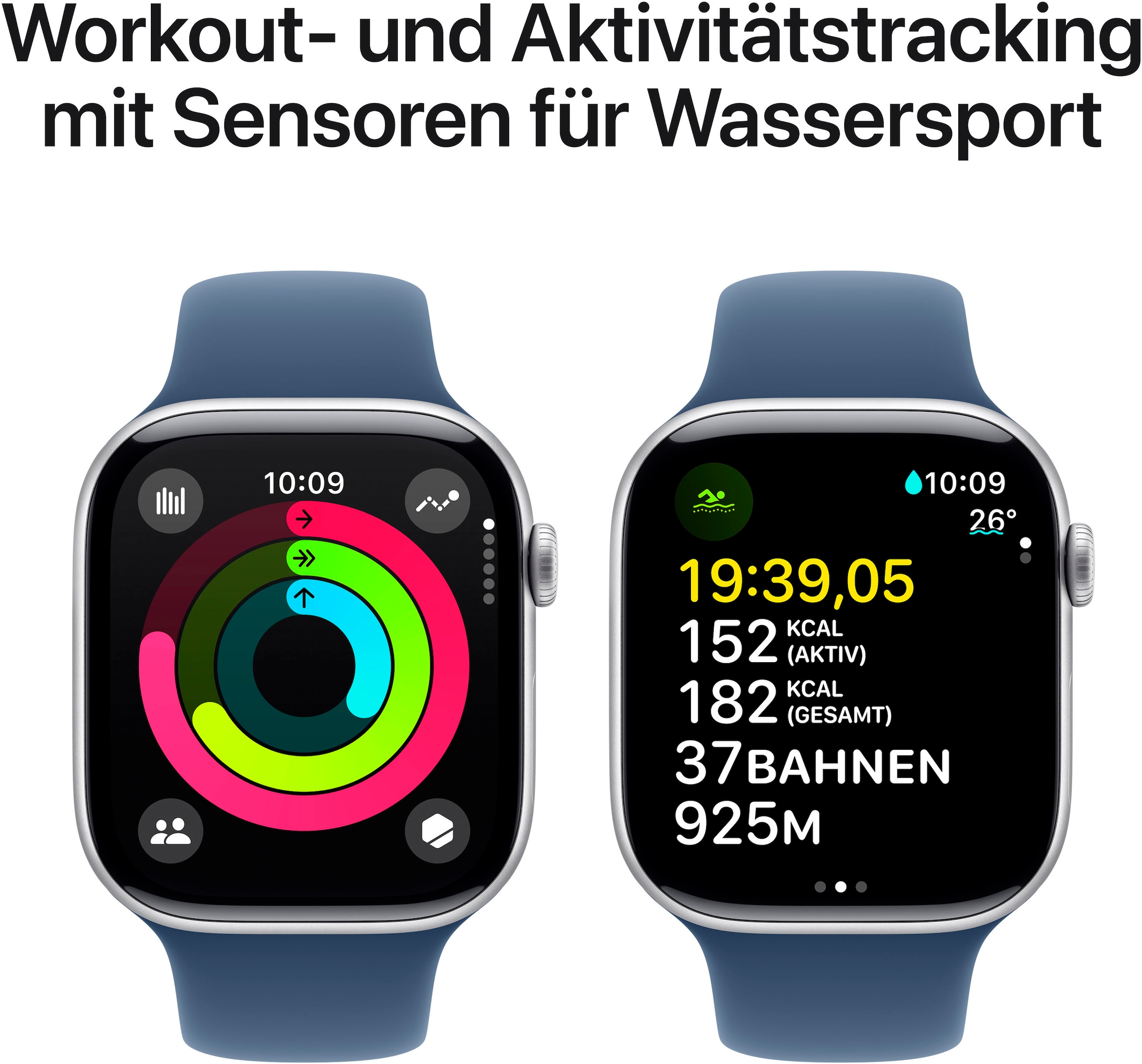 Apple Smartwatch »Watch Series 10 Aluminium«, Watch OS 11