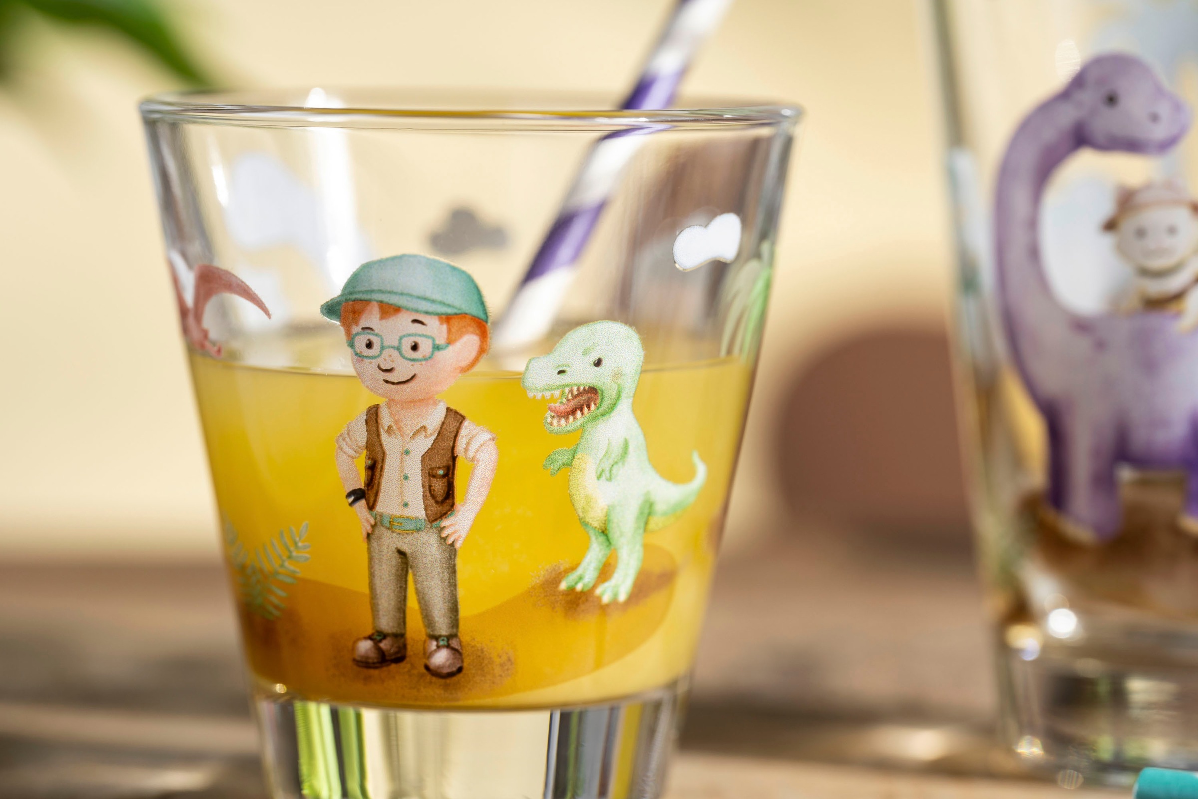 LEONARDO Gläser-Set »Dino BAMBINI AVVENTURA«, (Set, 6 tlg.), 215 ml, 6-teilig