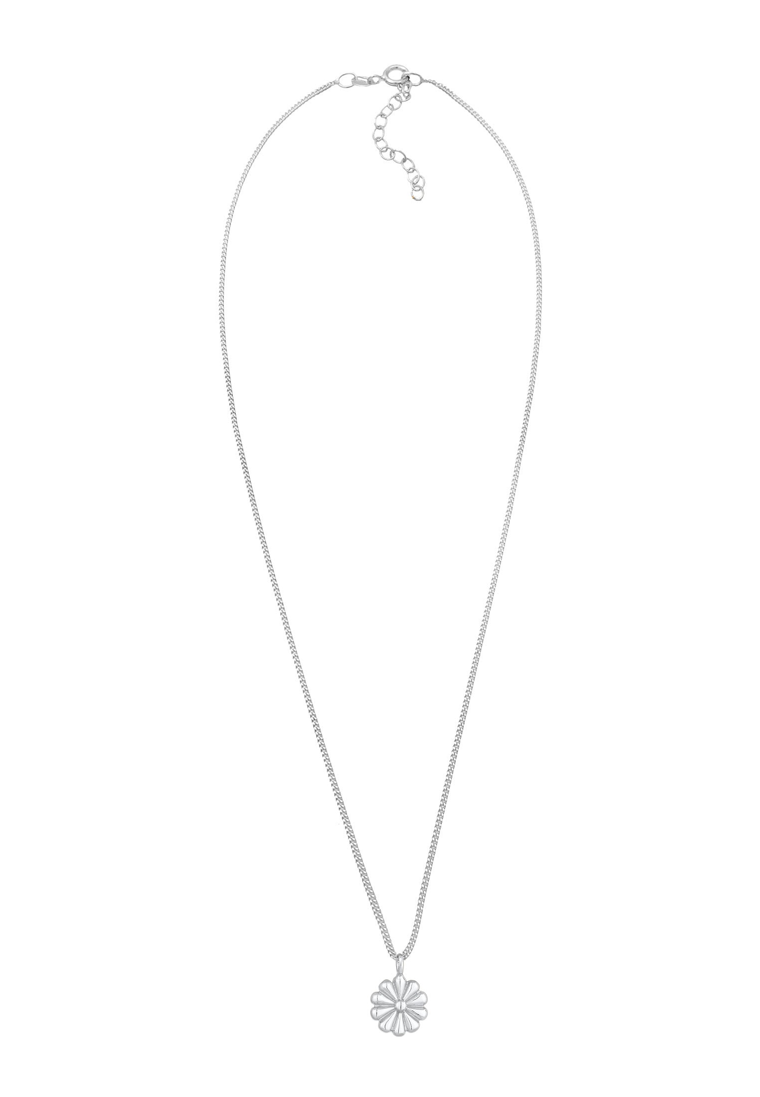 Elli Kette mit Anhänger »Halskette Blume Flower Floral 925 Silber«