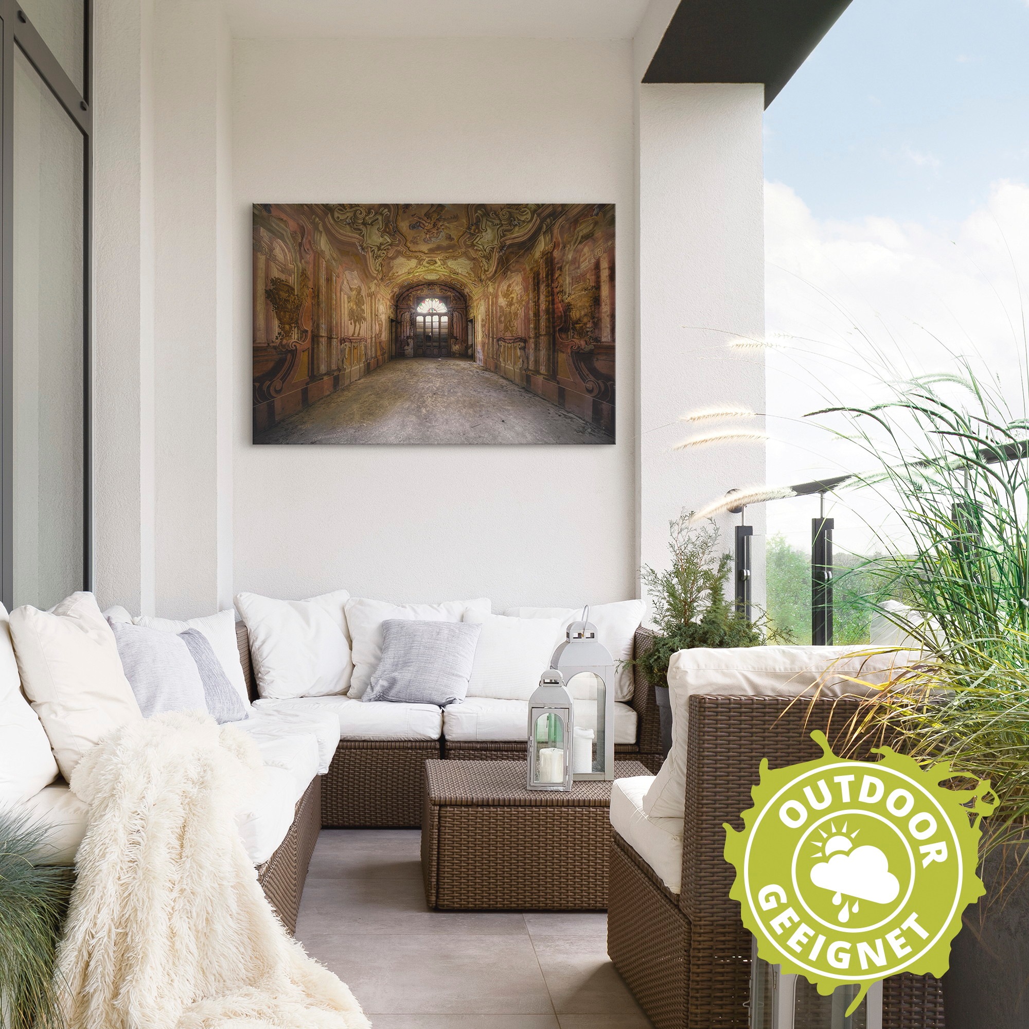 Artland Wandbild »Lost Place - Villa - verlassene Orte«, Gebäude, (1 St.), als Alubild, Outdoorbild, Leinwandbild in verschied. Größen
