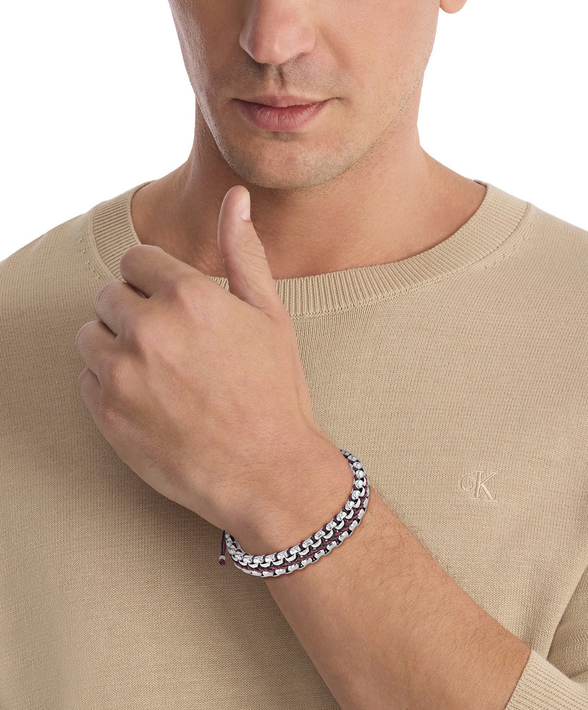 Calvin Klein Armband »Schmuck Edelstahl Armkette CK FUSED«