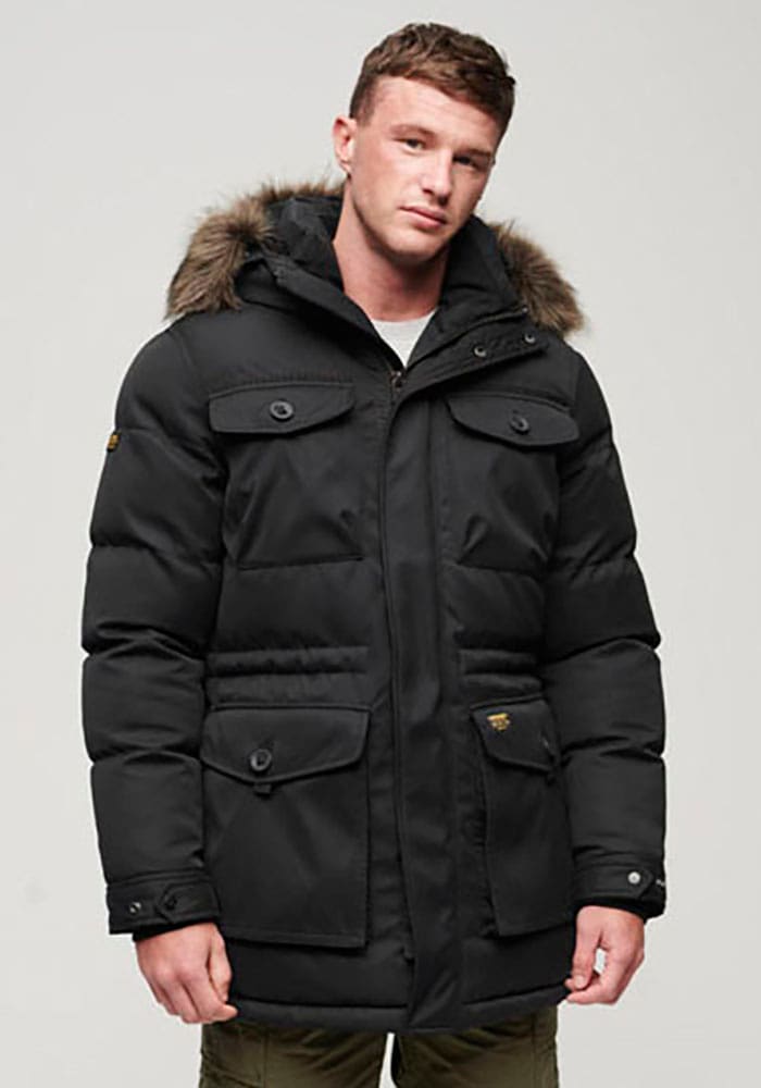 Superdry Steppjacke »CHINOOK bei ♕ PARKA« FUR FAUX