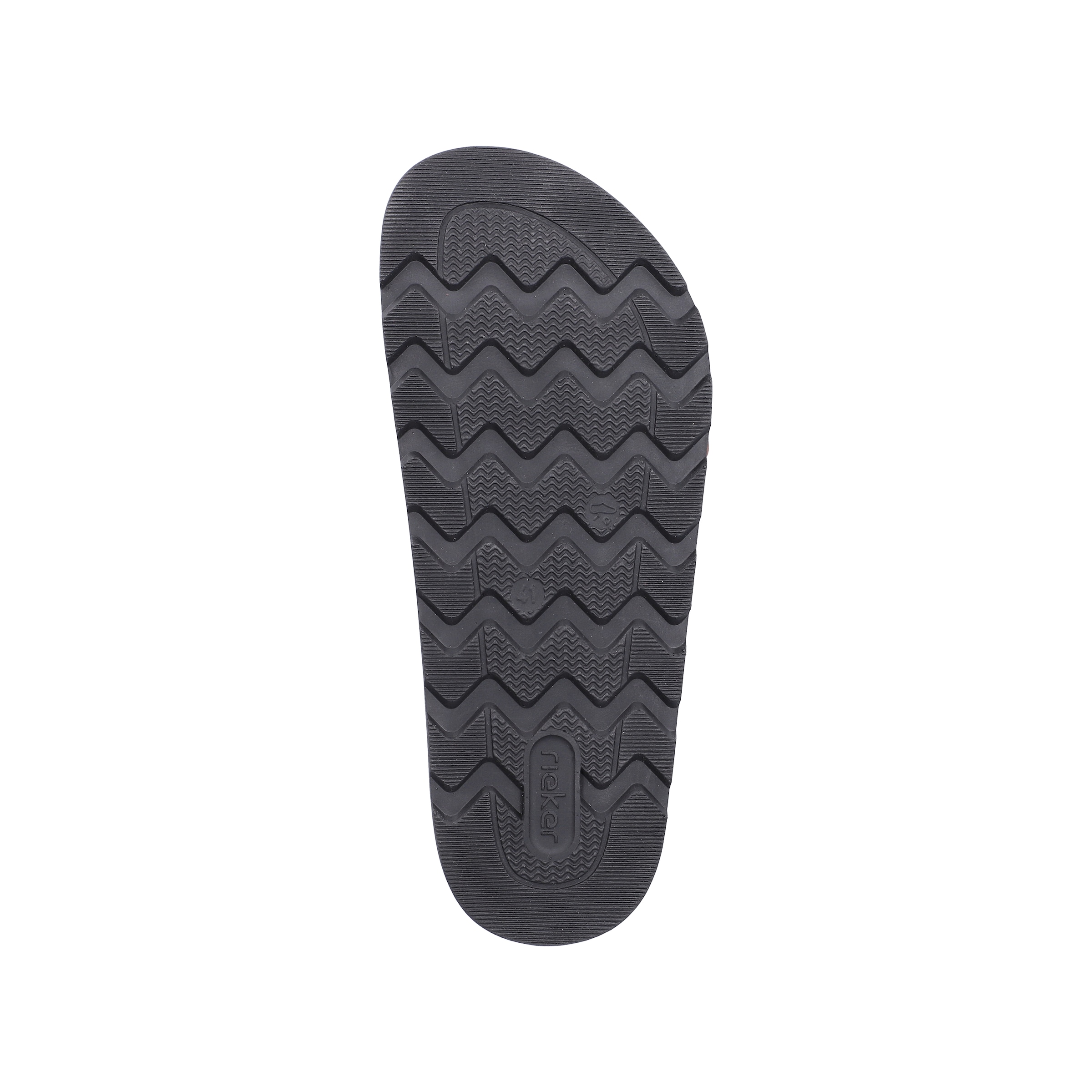 Rieker Pantolette  Sommerschuh, Strandschuh, Hausschuh mit bequemem Fußbett