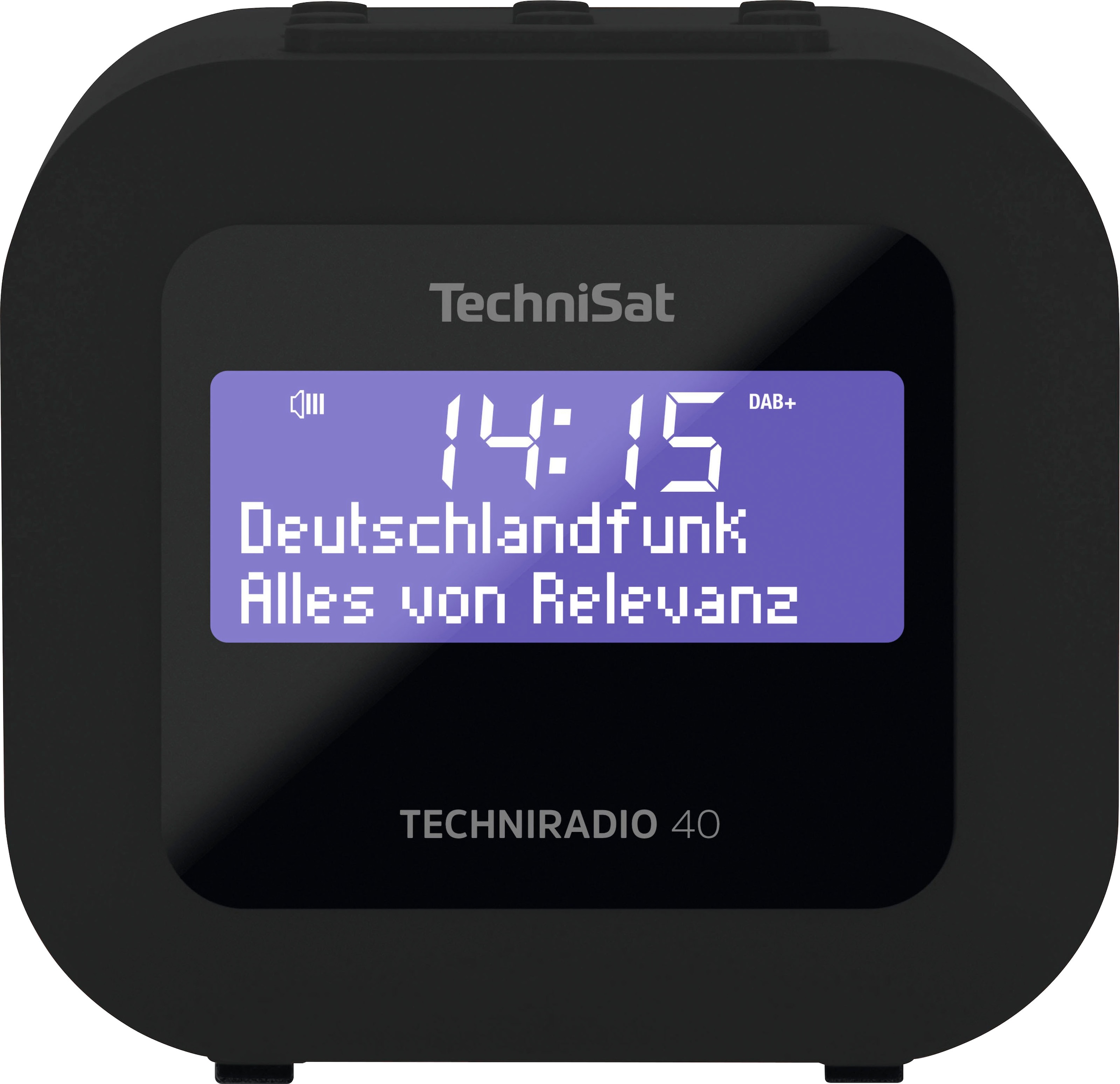 TechniSat Uhrenradio »TECHNIRADIO 40«, (Digitalradio (DAB+)-UKW mit RDS 1,2 W)