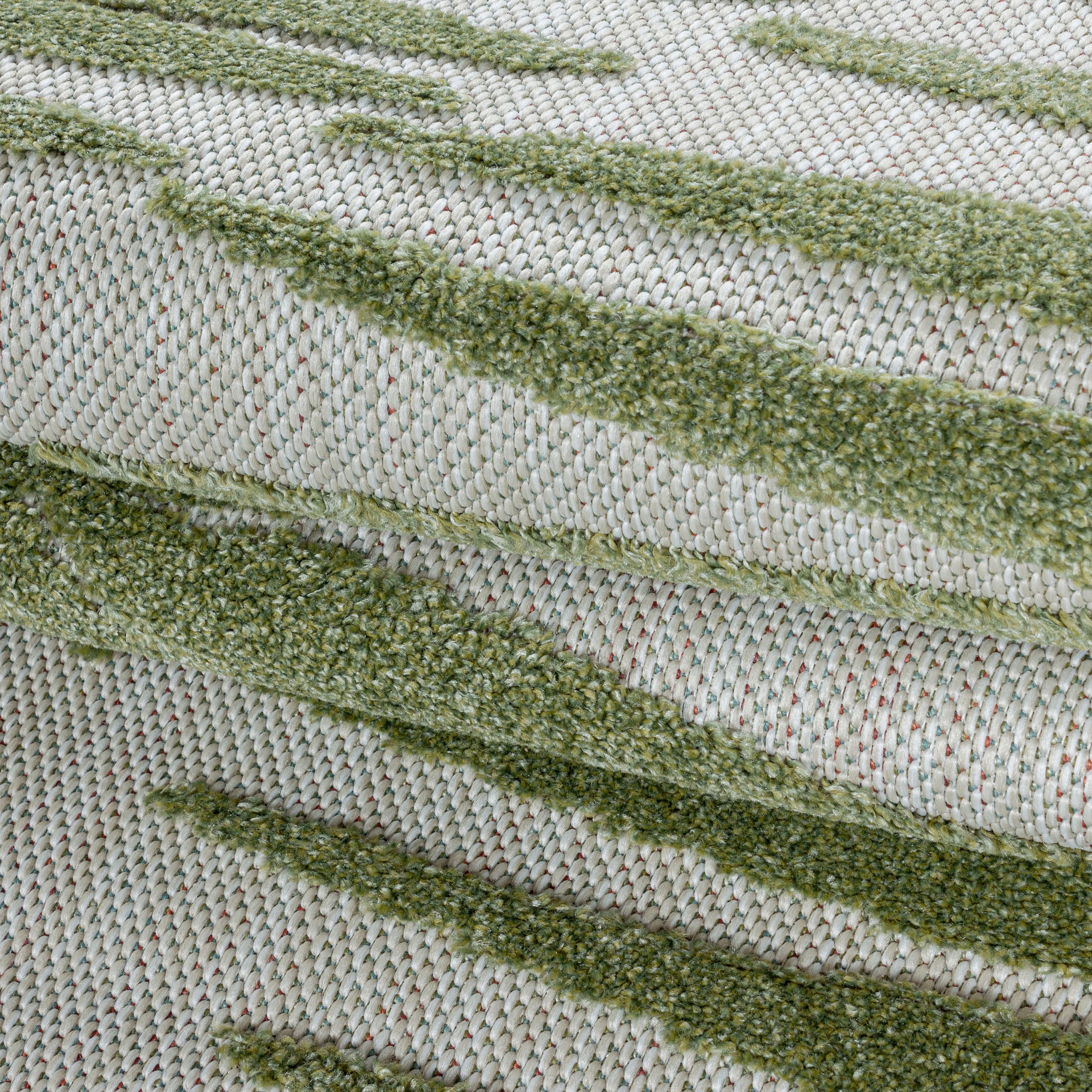 Ayyildiz Teppiche Outdoorteppich »BAHAMA 5155« rechteckig 8 mm Höhe Läufer, Flachflor mit Hoch-Tief-Struktur, In-und Outdoor geeignet