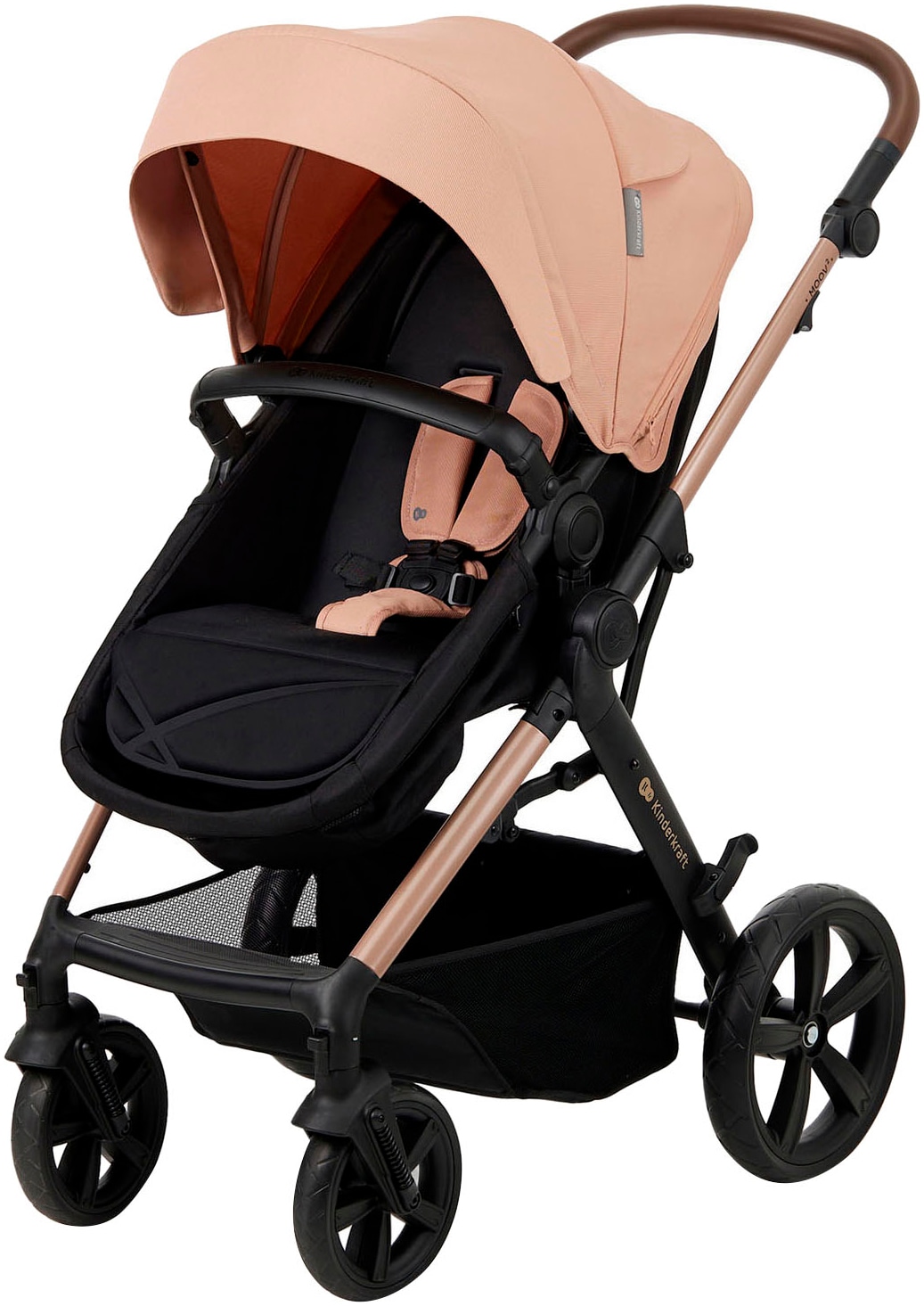 Kinderkraft Kombi-Kinderwagen »MOOV 2 4in1 EVA« 27 kg mit EVA-Rädern