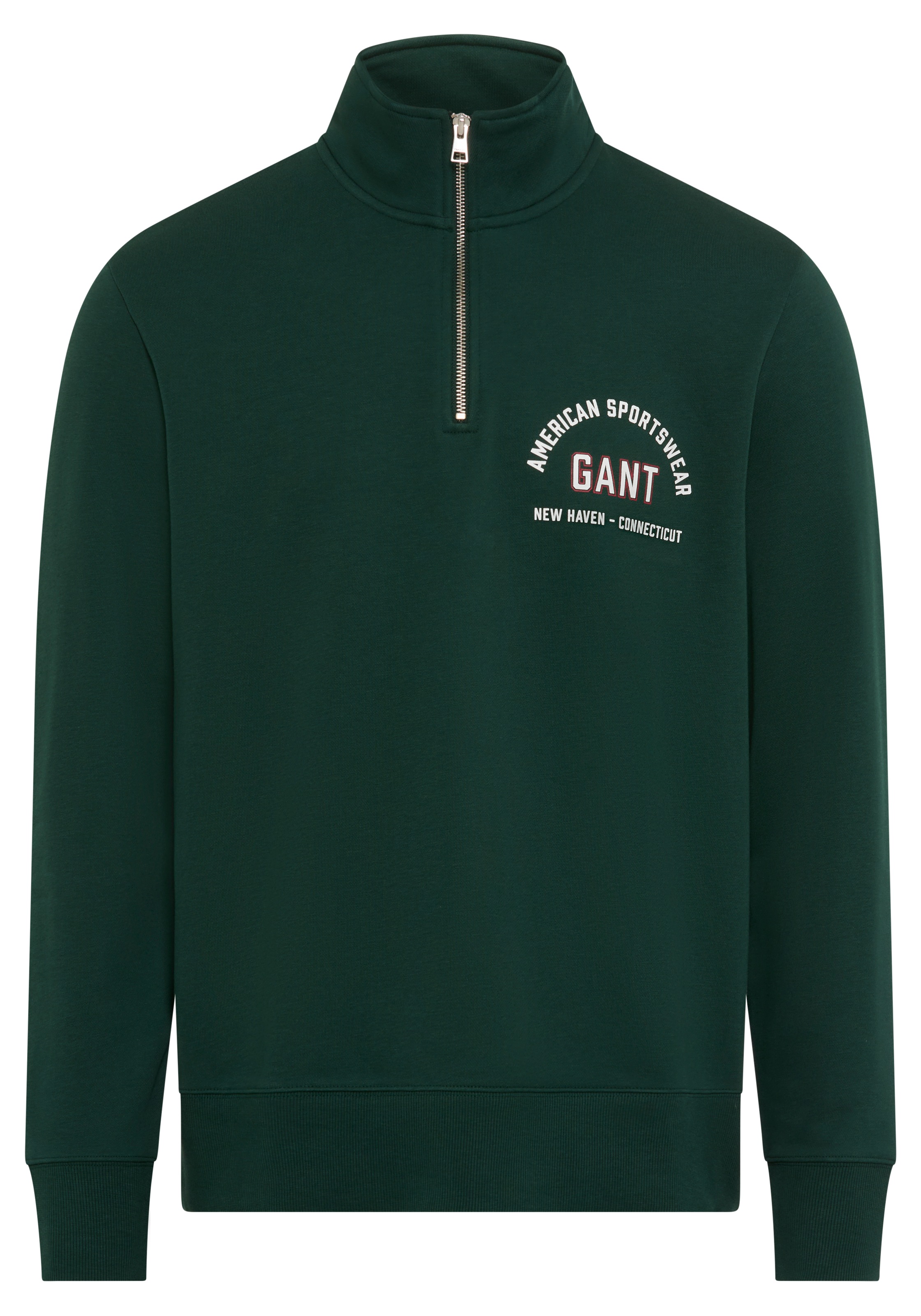 Gant Sweatshirt , Stehkragen mit Reißverschluss
