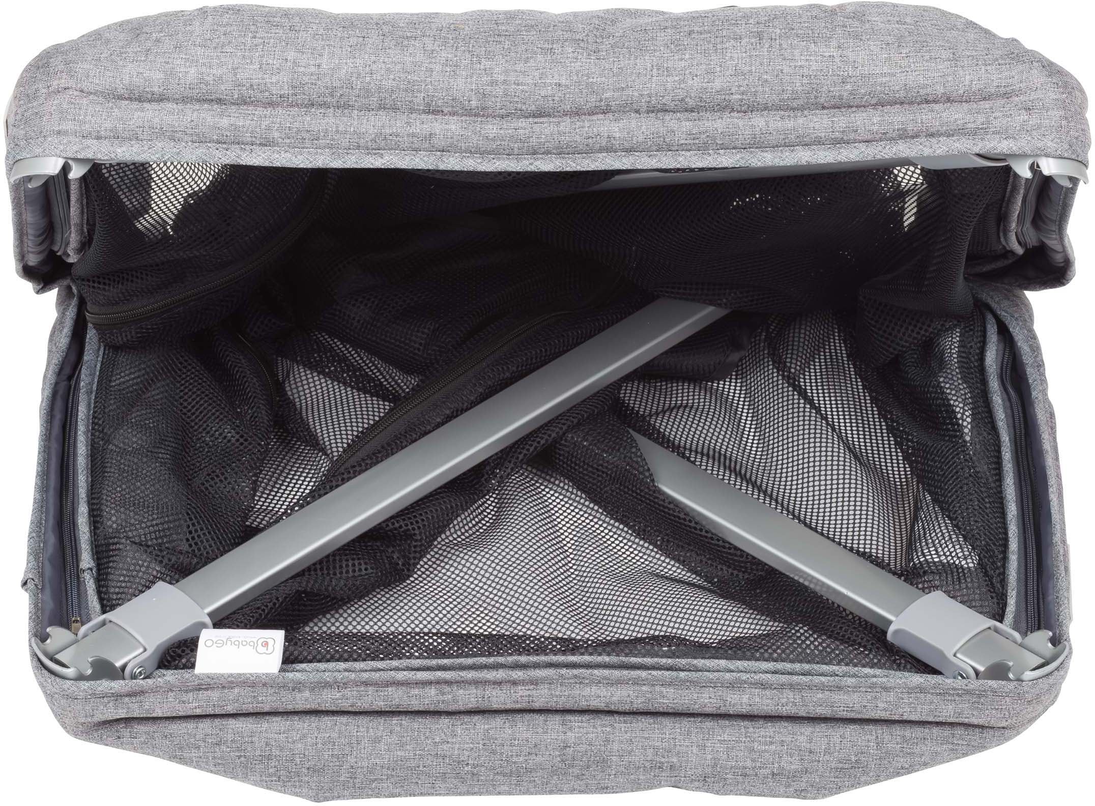 BabyGo Baby-Reisebett »Dreams II, grey«, faltbar