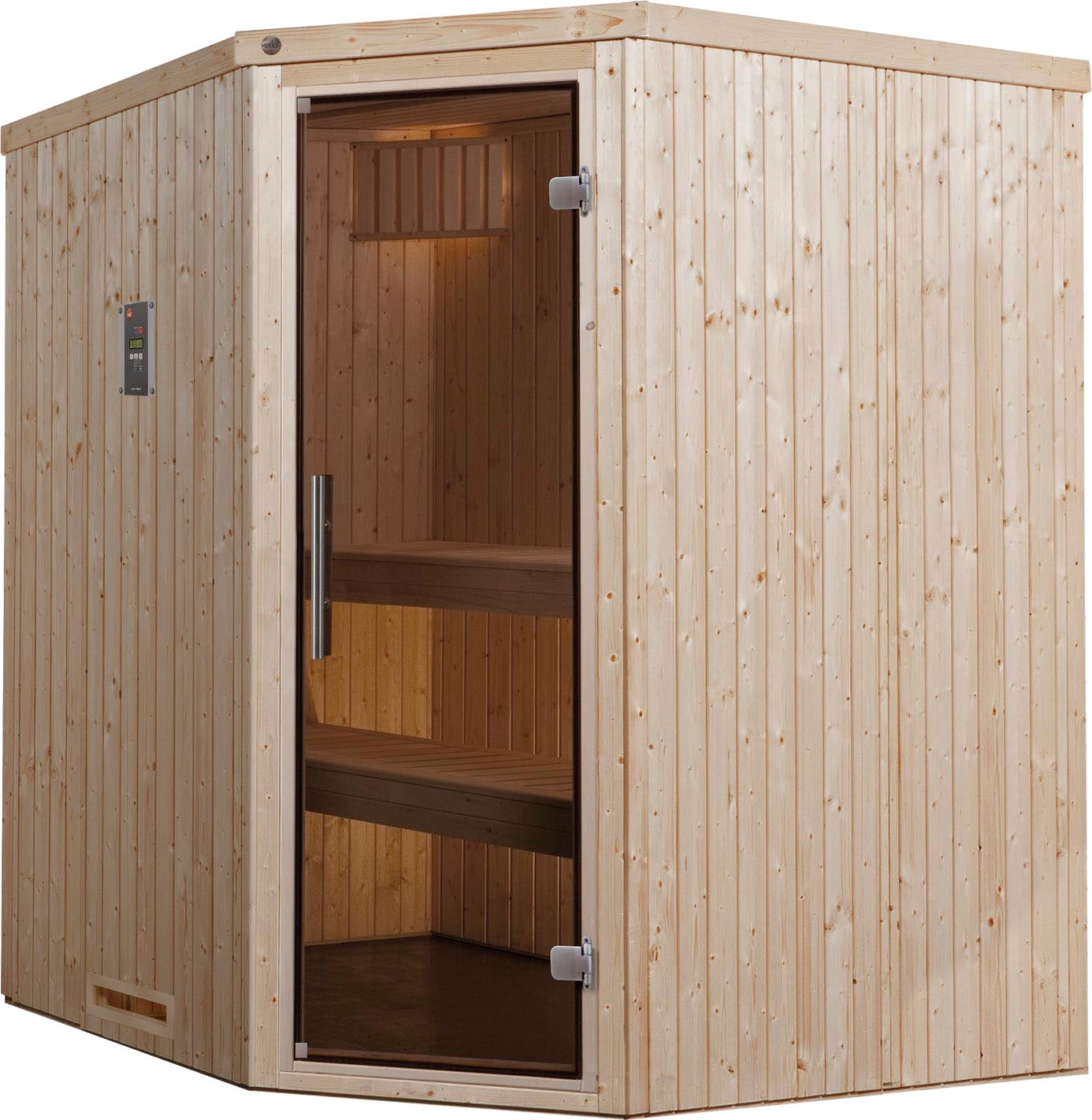 weka Sauna »Varberg«, 7,5 kW-Ofen mit digitaler Steuerung
