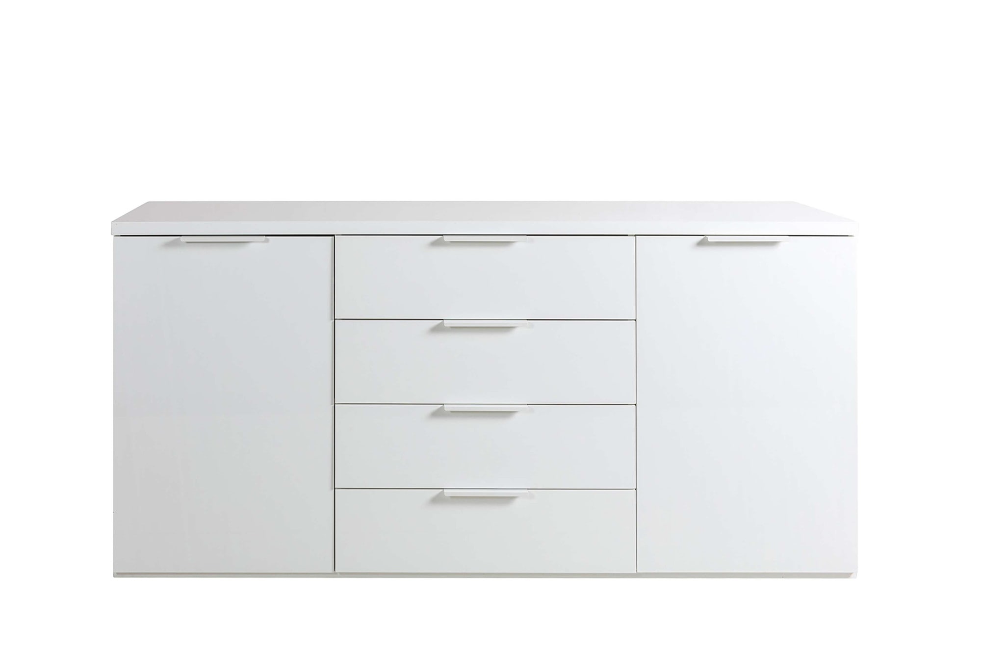 Composad Sideboard »Mundi, Sideboard, Kommode, Schubkastenkommode, Buffet«, (1 St.), mit 2 Türen und 4 Schubladen hochglanz lackiert