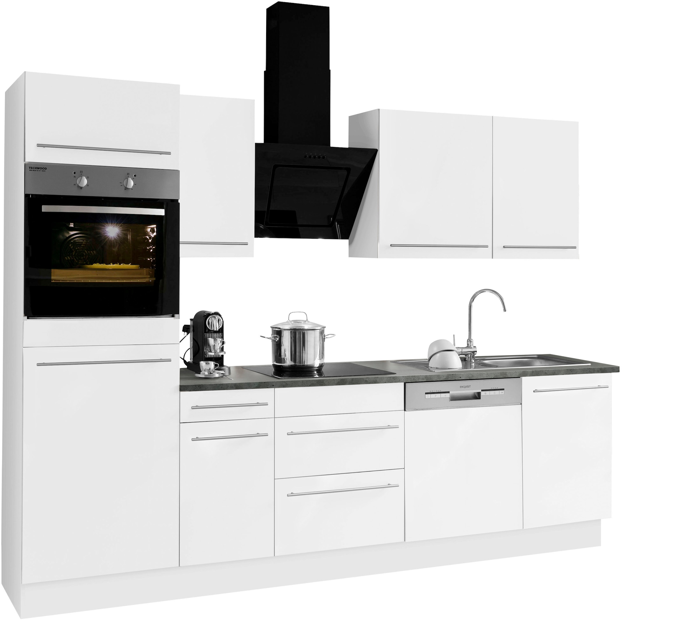 OPTIFIT Küchenzeile "Bern" Breite 270 cm, wahlweise mit E-Geräten
