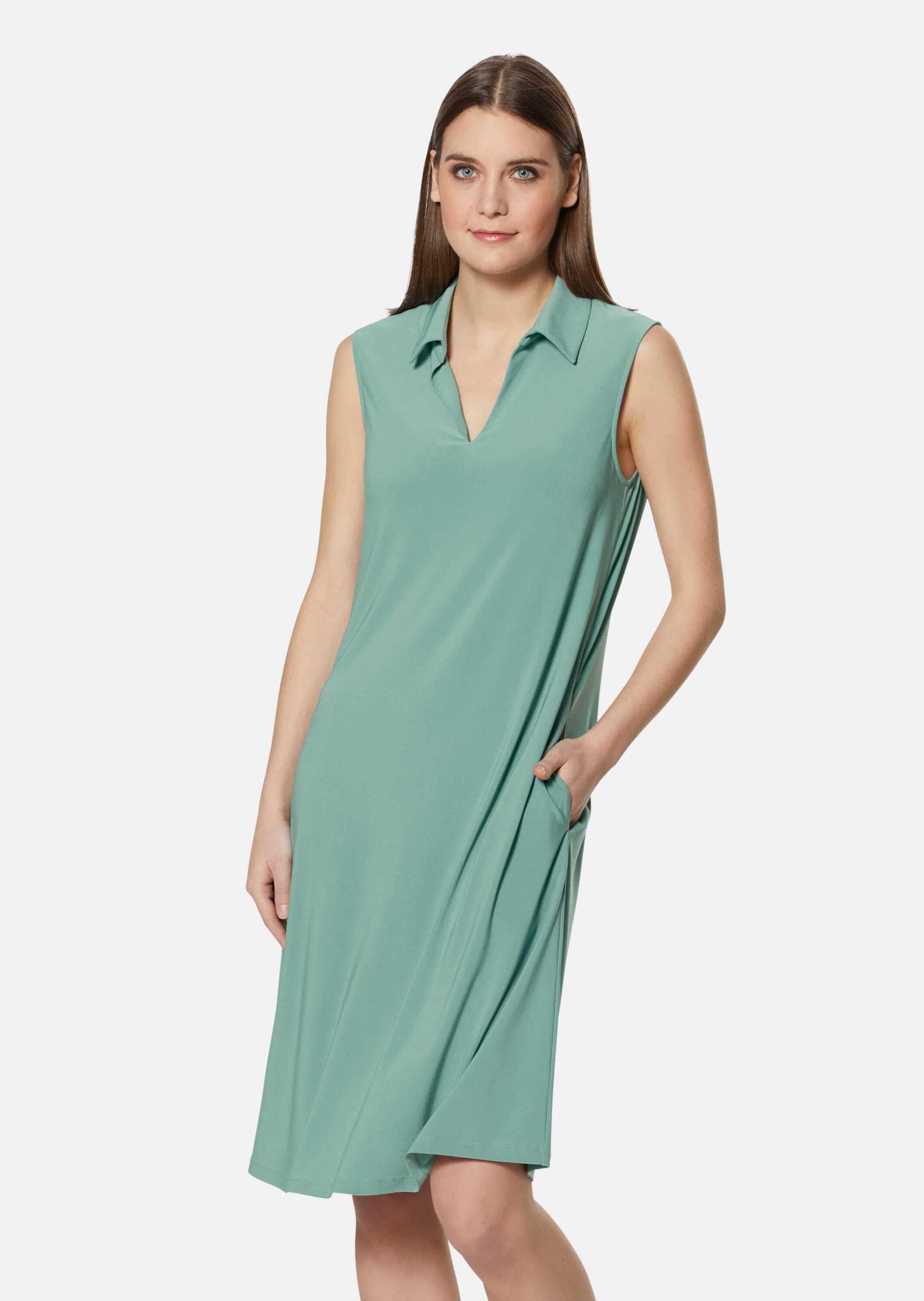 MADELEINE Sommerkleid »Kleid Ärmelloses Sommerkleid mit V-Ausschnitt«