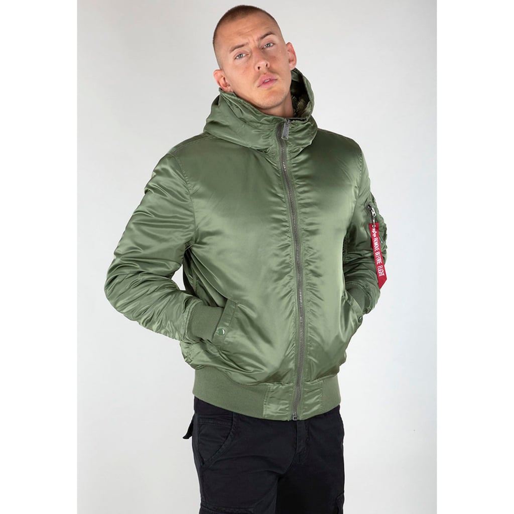 Alpha Industries Bomberjacke »MA-1 HOODED«, mit Kapuze