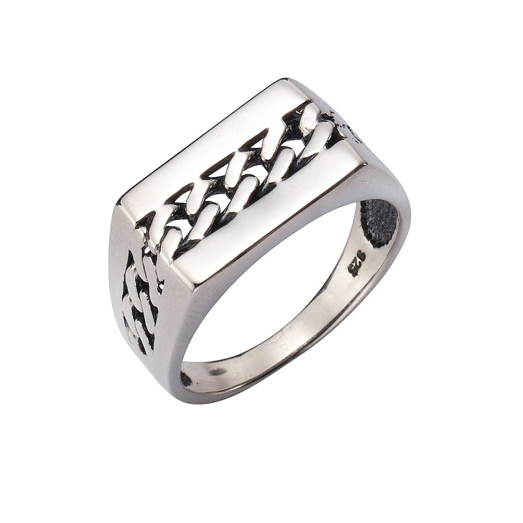 Firetti Fingerring »Schmuck Geschenk Silber 925 Silberring Panzerkette«