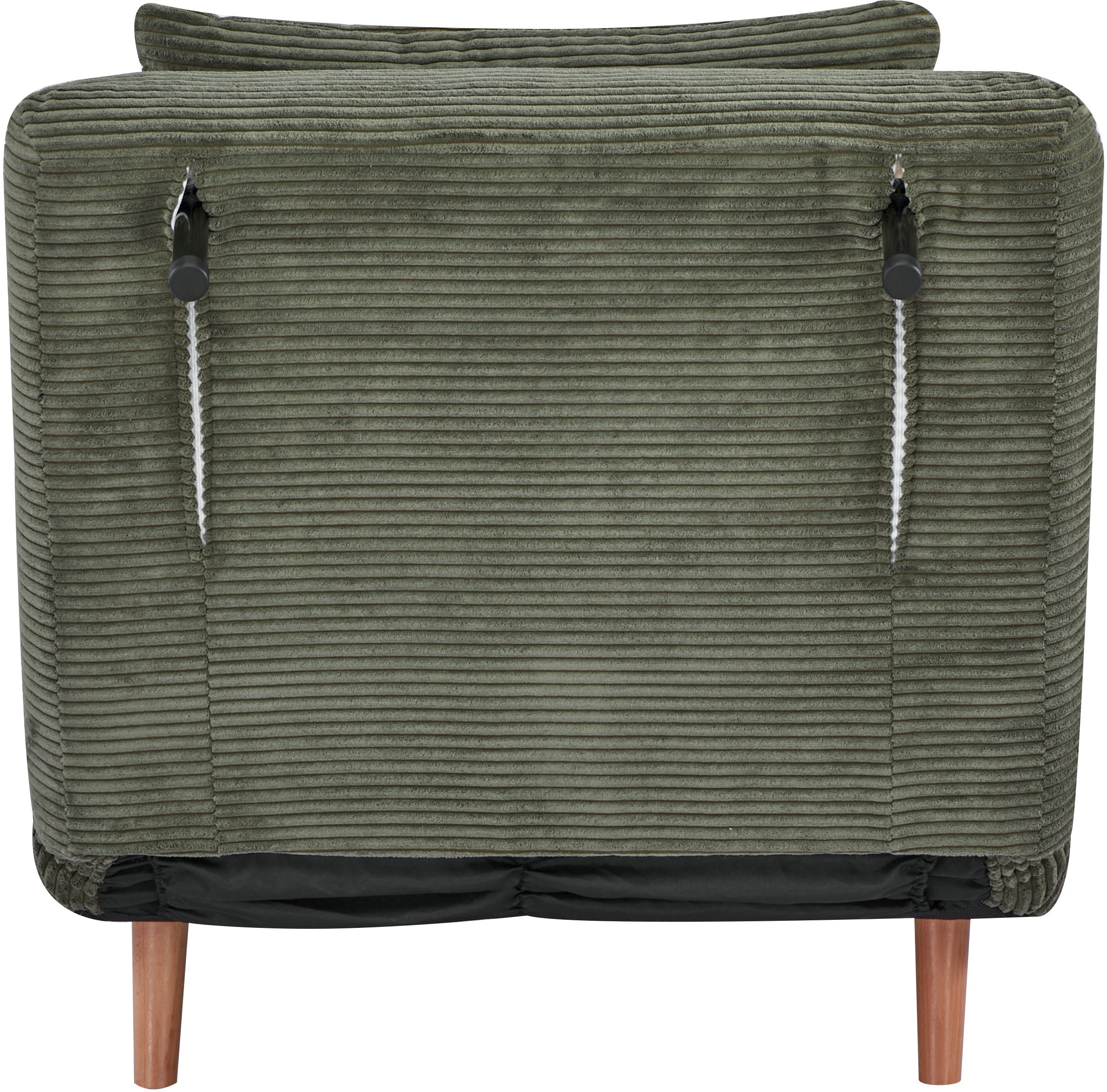 OTTO home Sessel »AINSLEY  - OTTO. Verlässliche Qualität.« wandelbar zum Gästebett, Schlafliege, Webstoff u. Cord-Bezug
