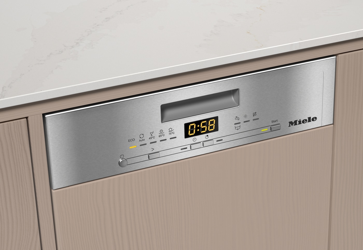 Miele teilintegrierbarer Geschirrspüler »G 5540 SCi SL Active«, 9 Maßgedecke