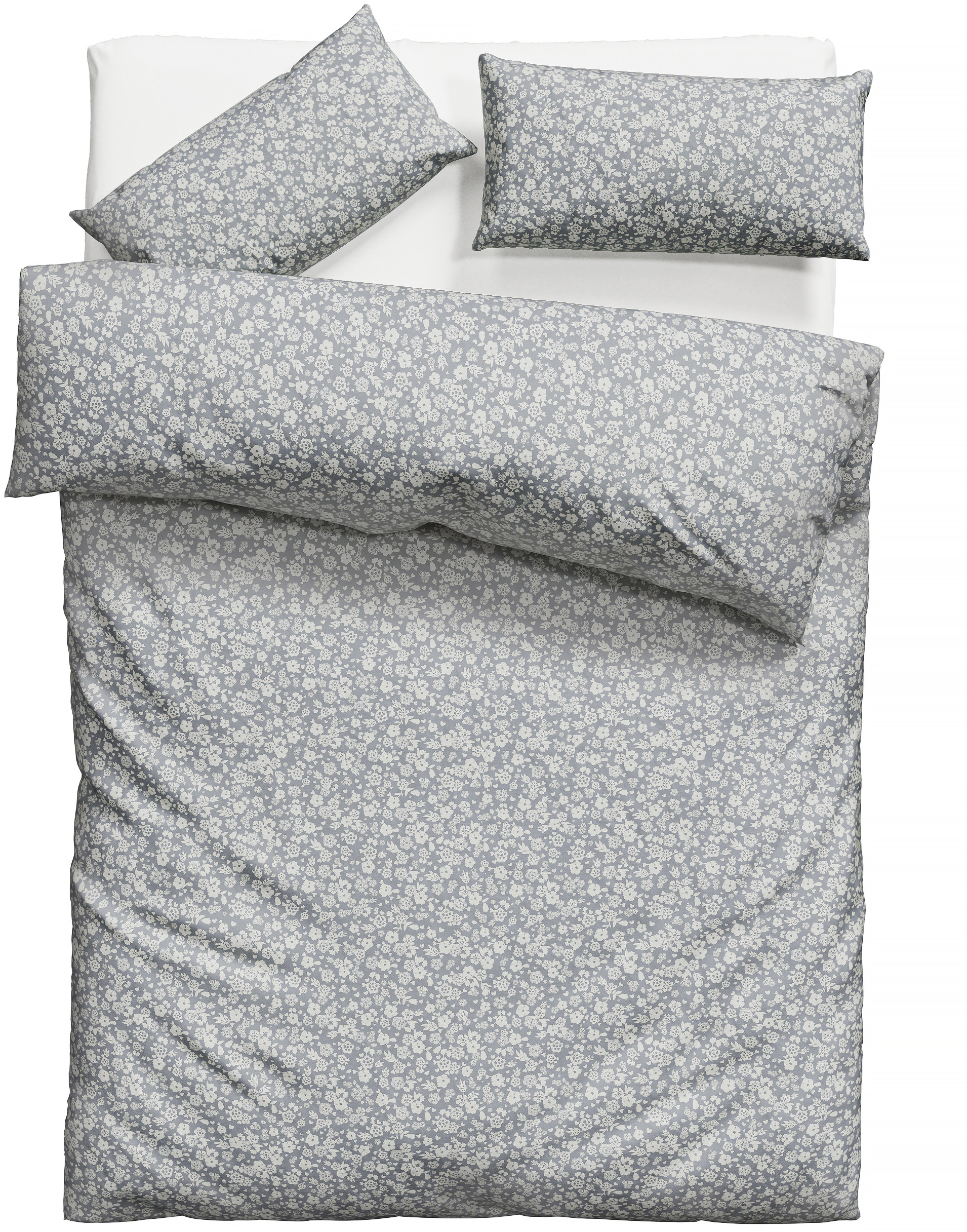 OTTO home Bettwäsche »Mariby« 2 mit feinem Blümchen Design, skandinavisch, romantische Bettwäsche