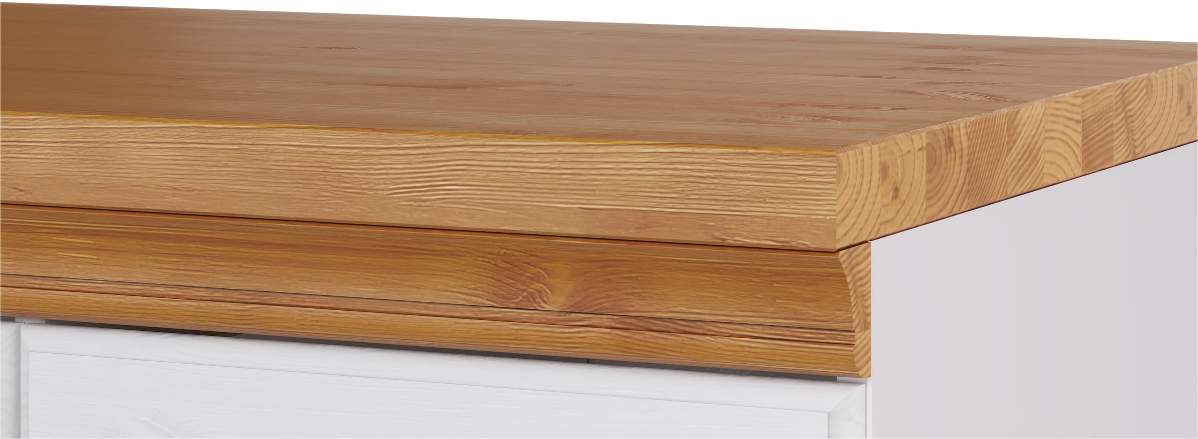 Home affaire Hängeschrank »Rügen«, Breite 80 cm, FSC® zertifiziertes Massivholz, Türen mit Glaseinsatz