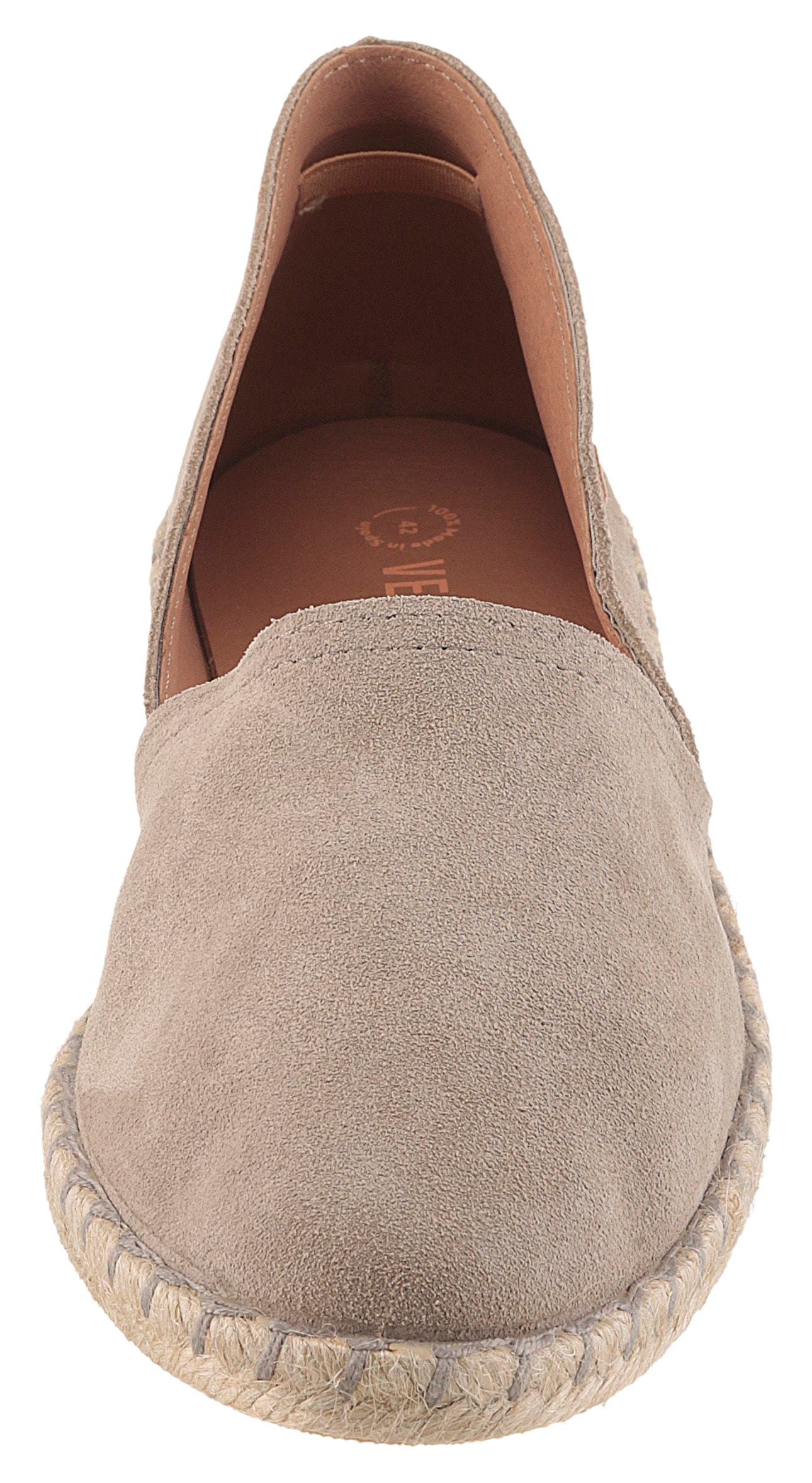 VERBENAS Espadrille »CARMEN SERRAJE«, Schlupfschuh, Sommerschuh, Loafer mit typischem Jute-Rahmen