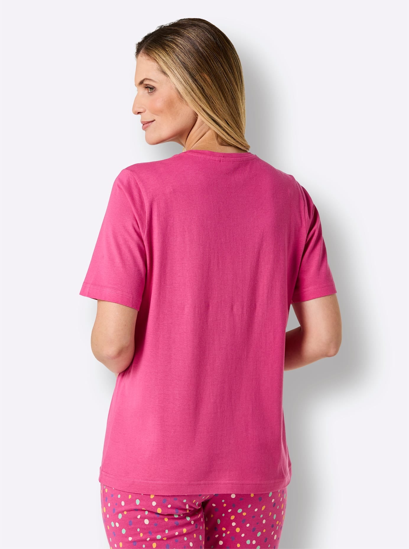 wäschepur Kurzarmshirt »Schlafanzug-Shirt«, (1 tlg.)