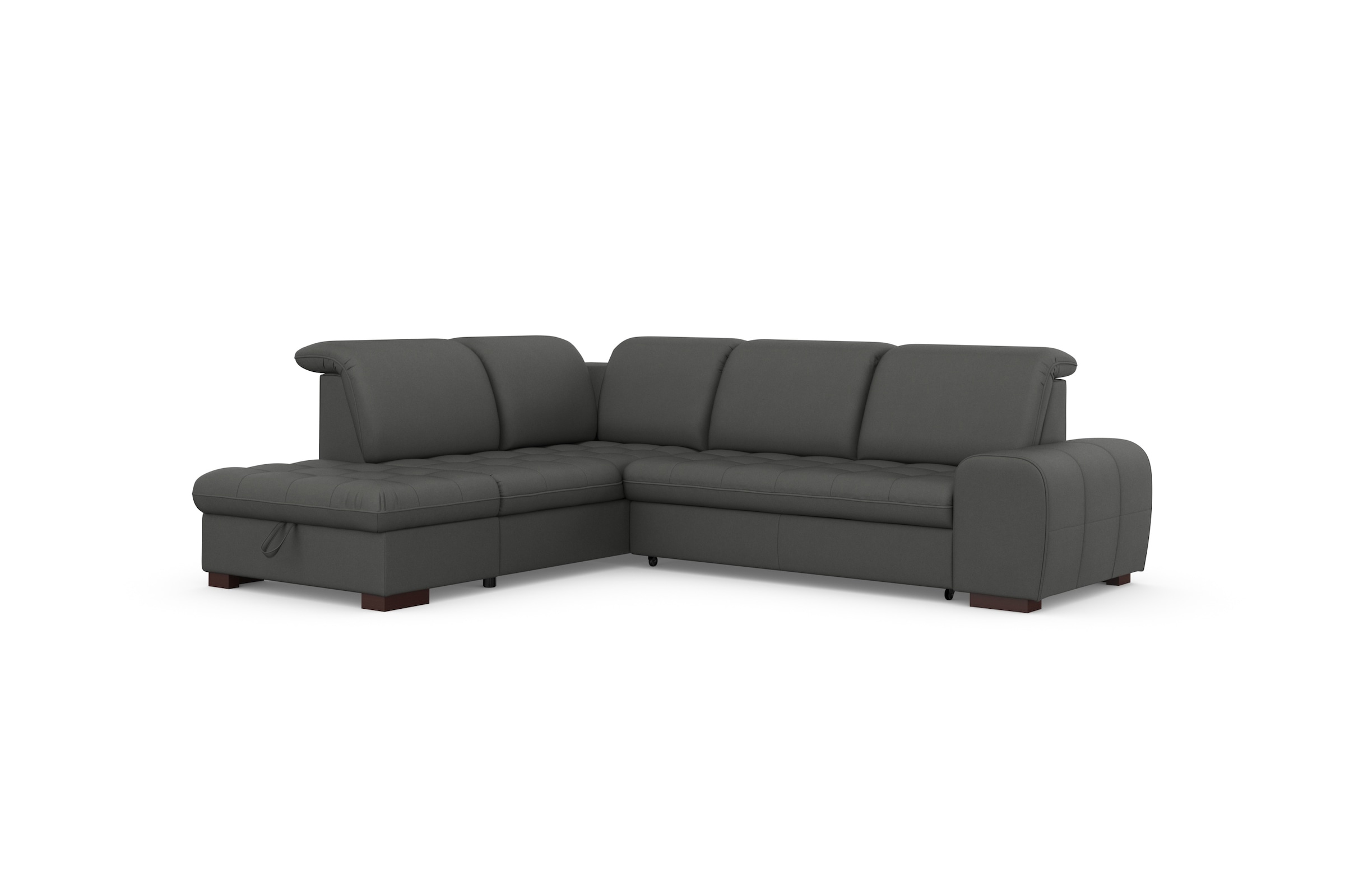 sit&more Ecksofa »Luxor L-Form« wahlweise mit Bettfunktion, Stauraum und Kopfteilverstellung