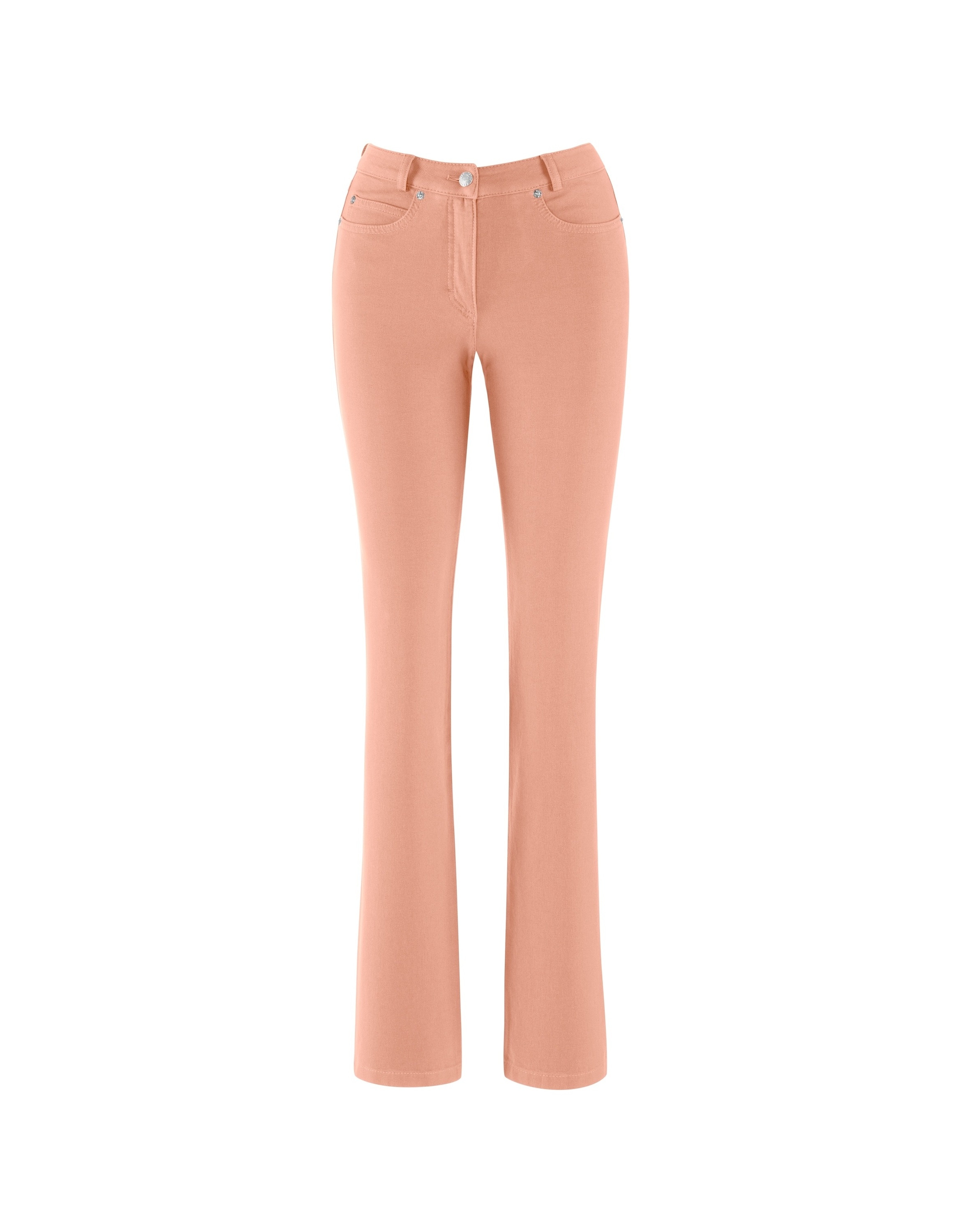 MADELEINE Regular-fit-Jeans »M-Jeans, weit M-Jeans in gerader Form mit Logo-Stickerei«