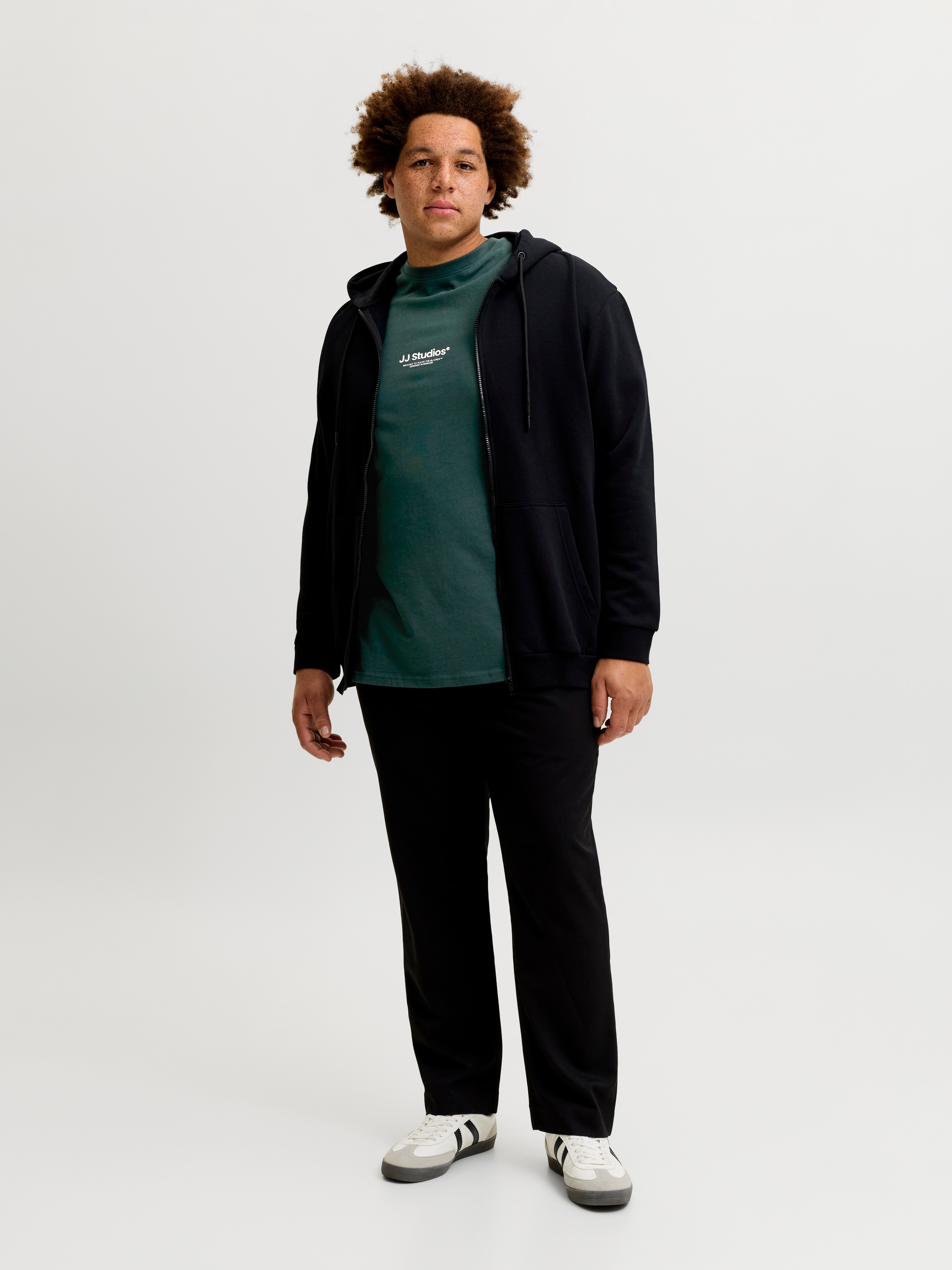 Jack & Jones PlusSize Rundhalsshirt »JJESOHO TEE SS CREW NECK NOOS PLS« Baumwolle, regular fit