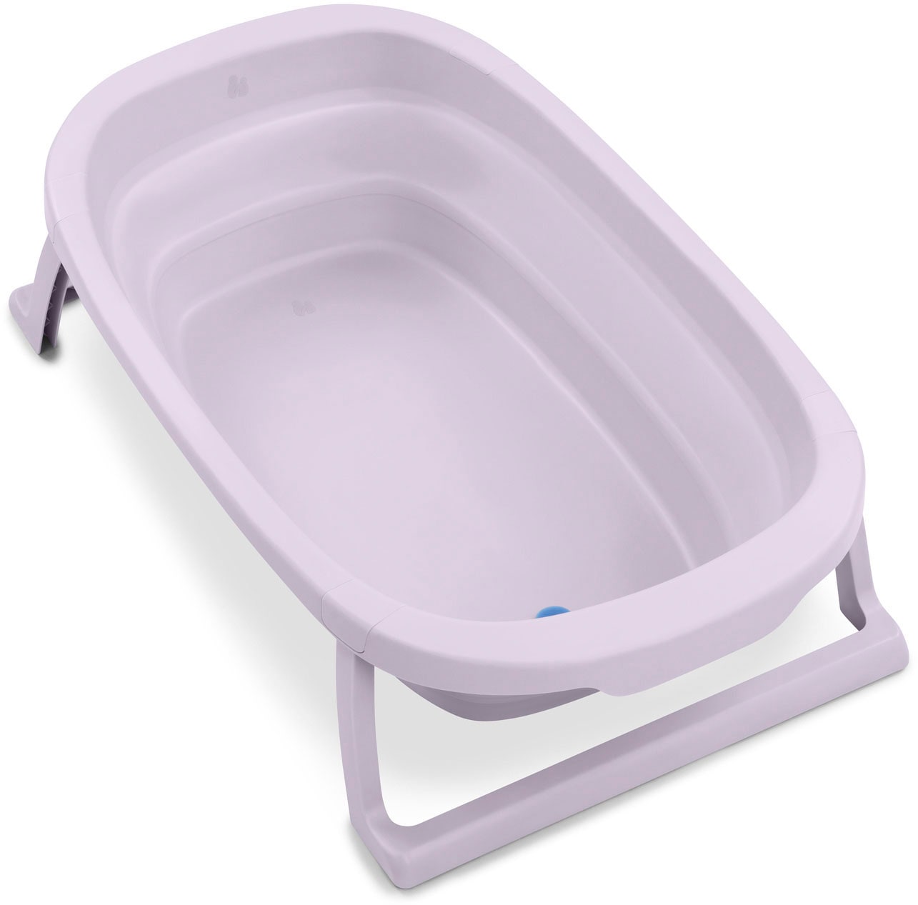 Hauck Babybadewanne »Wash N Fold M, Lavender«, Faltbadewanne mit Wassertemperaturmessung am Ablaufstopfen