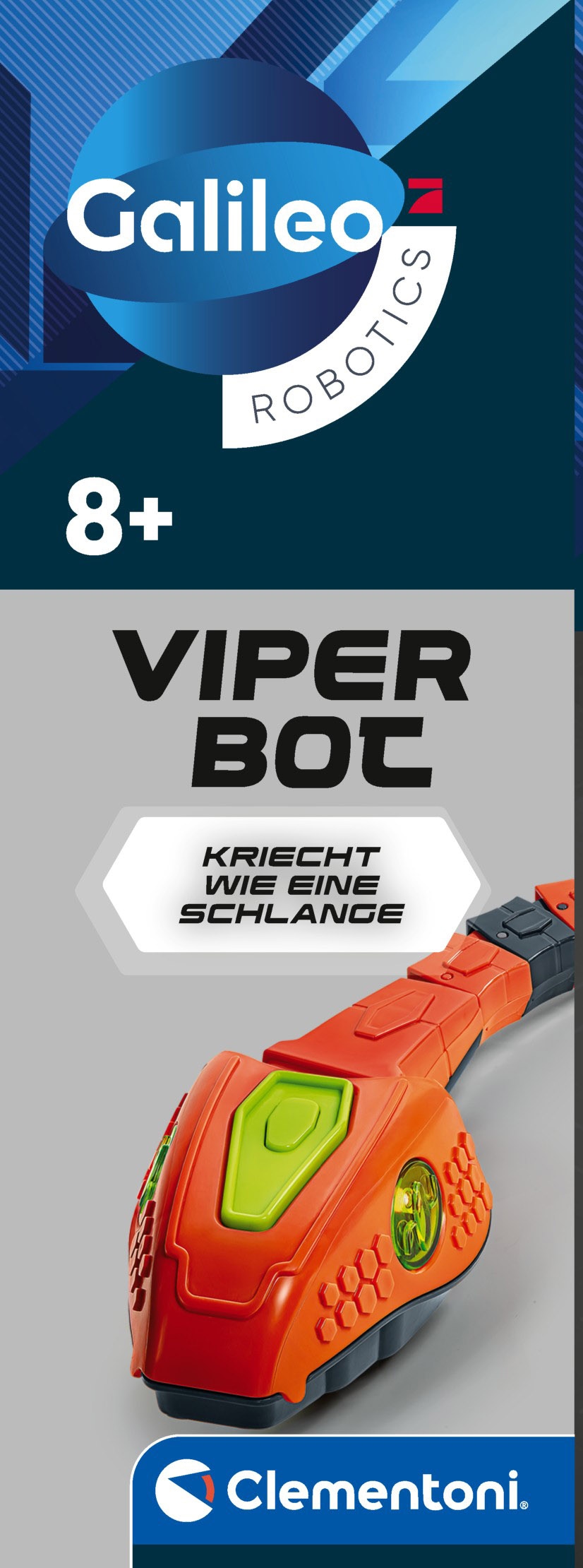 Clementoni® Robotertier »Galileo Robotics, VIPER Bot« mit Licht